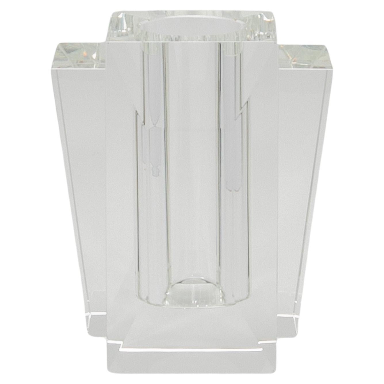 Vaso di cristallo Fins di KA Glass