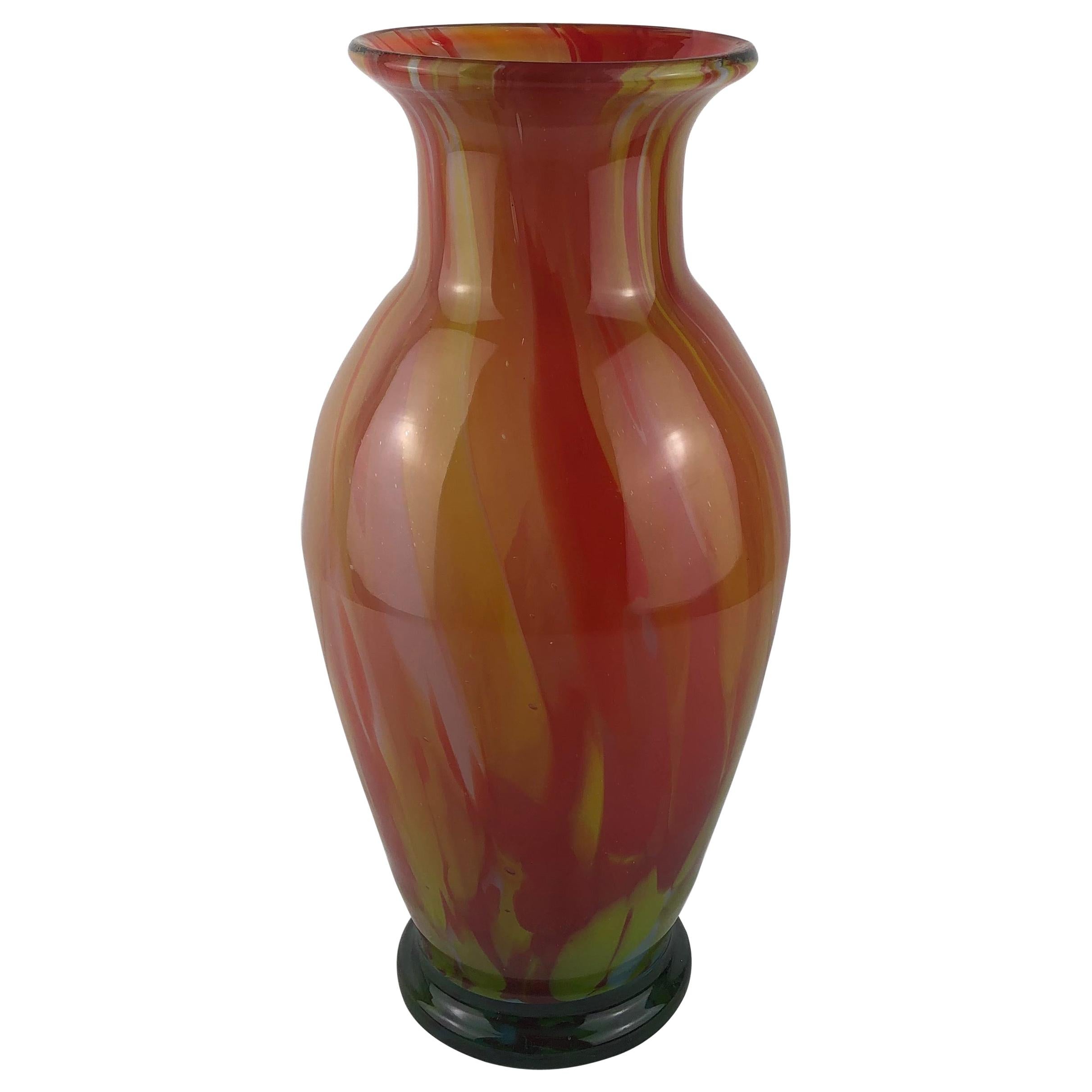 Crystal Flower Vase from M.F. Cristal de Paris France, Circa 1970 For Sale  at 1stDibs