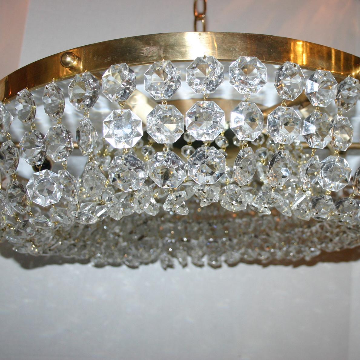 Lights encastrées en cristal en vente 1