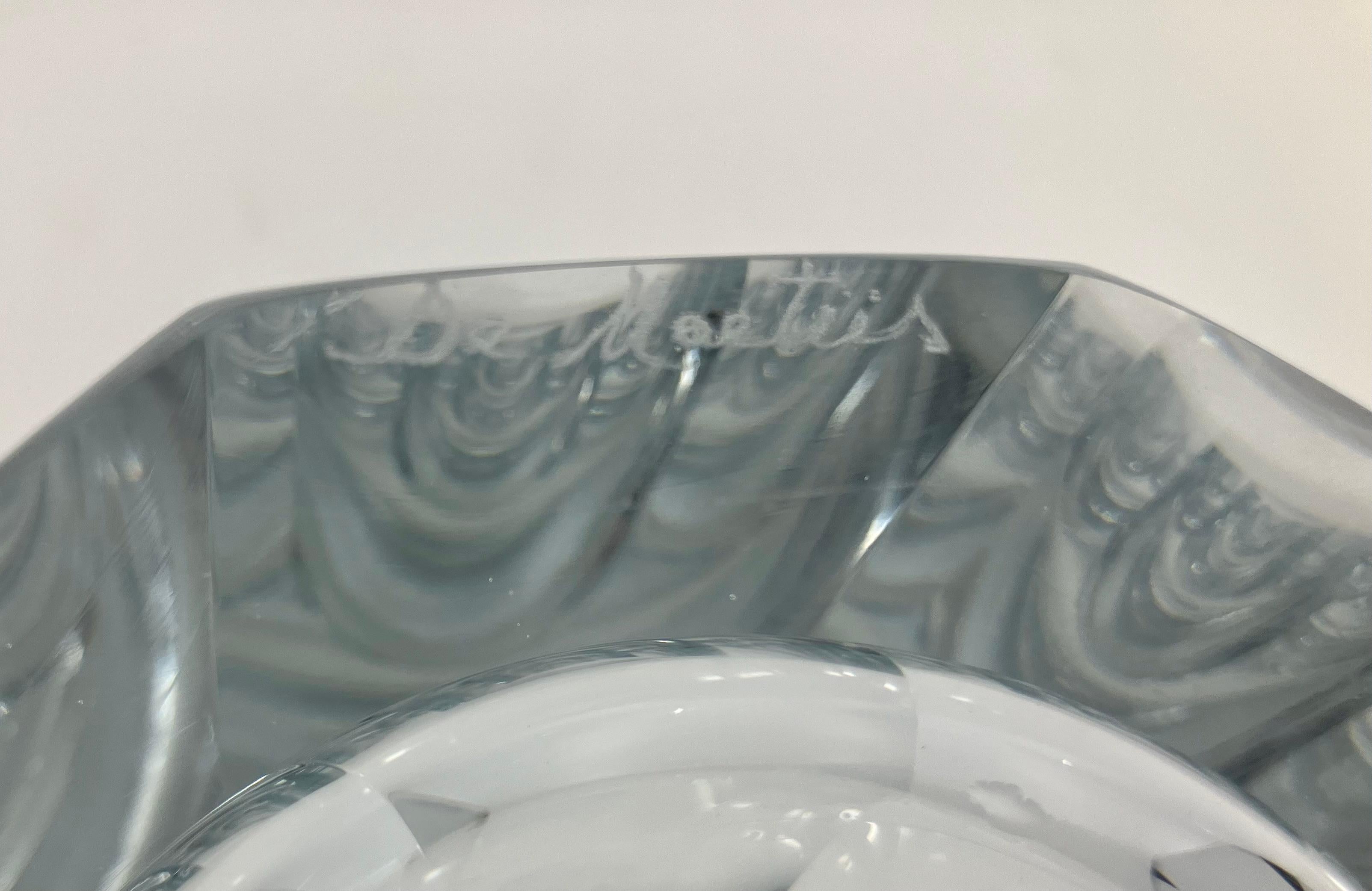 Cristallo Vaso di cristallo scanalato in vendita