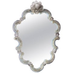 Crystal Framed Mirror, circa 1920
