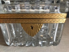 Crystal French Casket Box