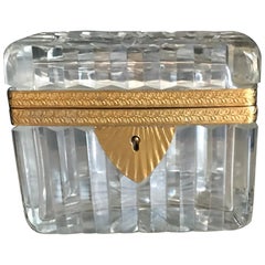 Crystal French Casket Box