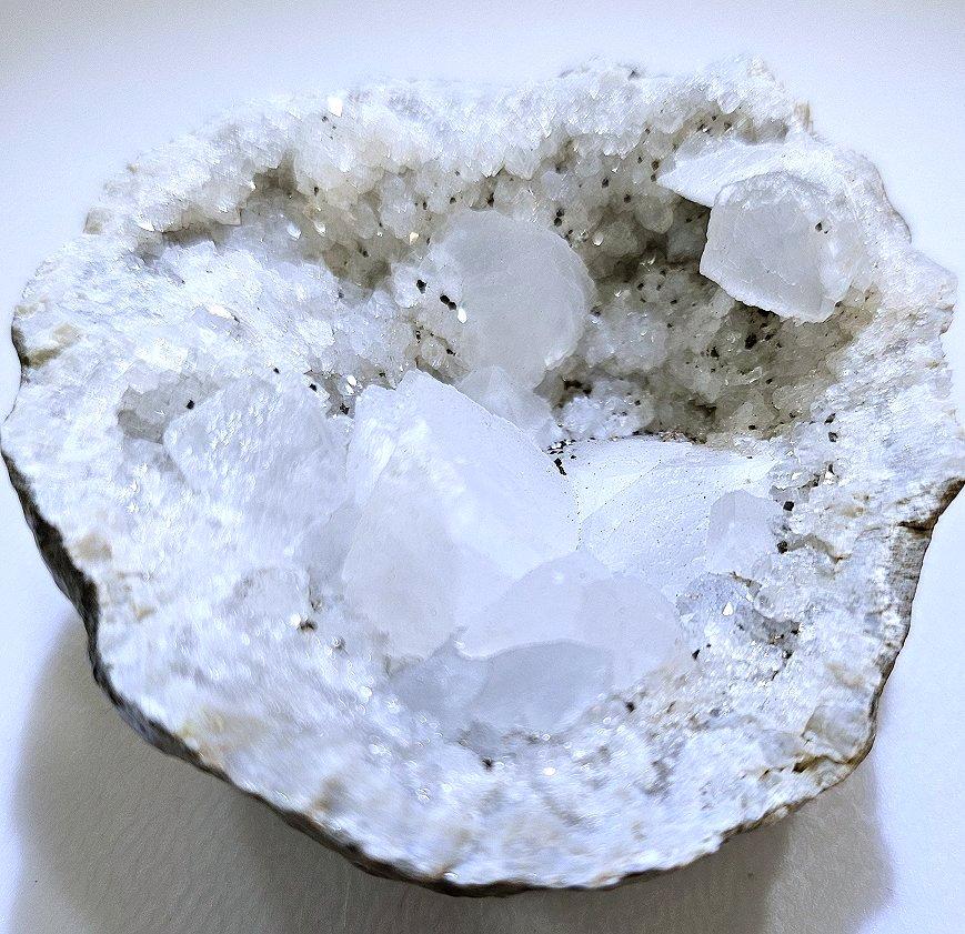 Unknown Crystal Geode Natural Specimen with Druzy & Chunks For Sale