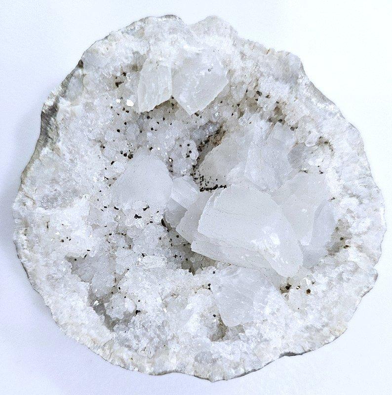 20th Century Crystal Geode Natural Specimen with Druzy & Chunks For Sale