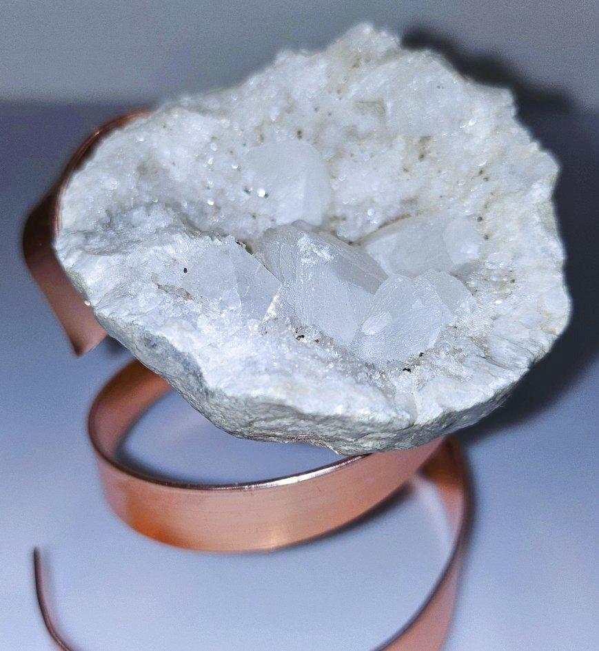 Crystal Geode Natural Specimen with Druzy & Chunks For Sale 1