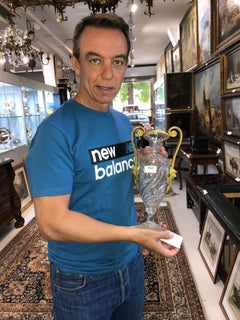 Crystal & Gilt Bronze Vase