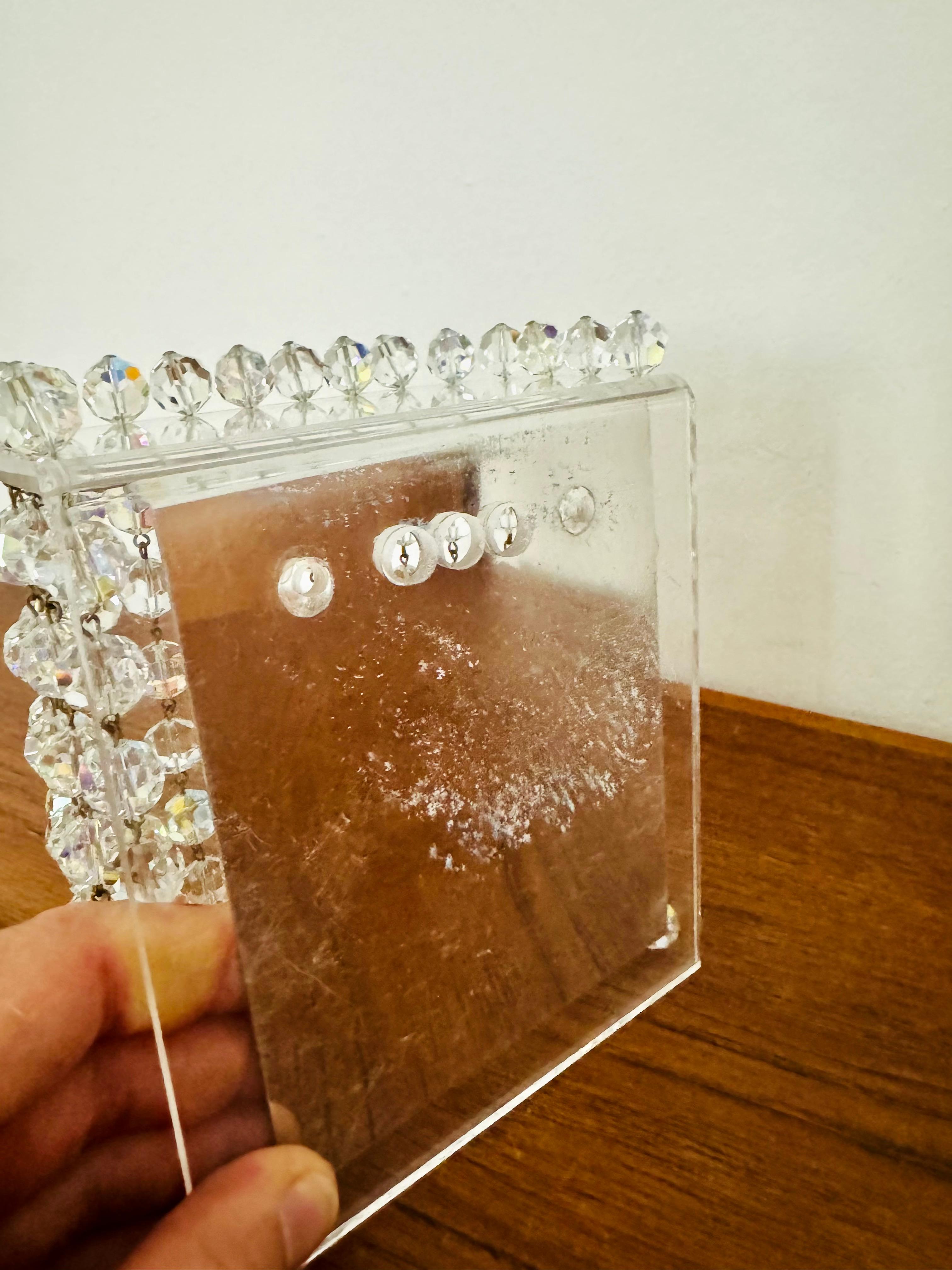 Lampada da parete in vetro cristallo e acrilico di Bakalowits in vendita 10