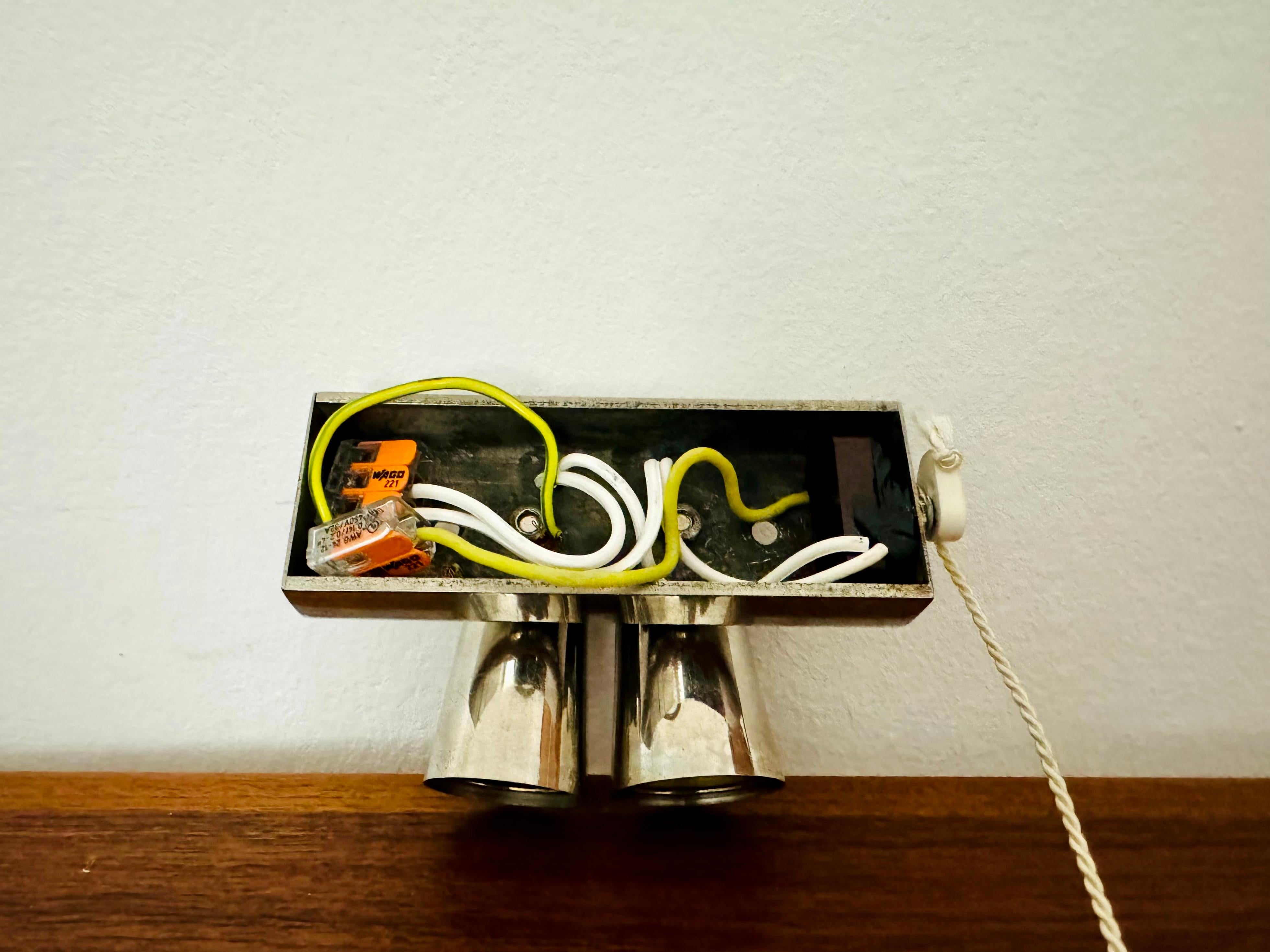 Lampada da parete in vetro cristallo e acrilico di Bakalowits in vendita 12