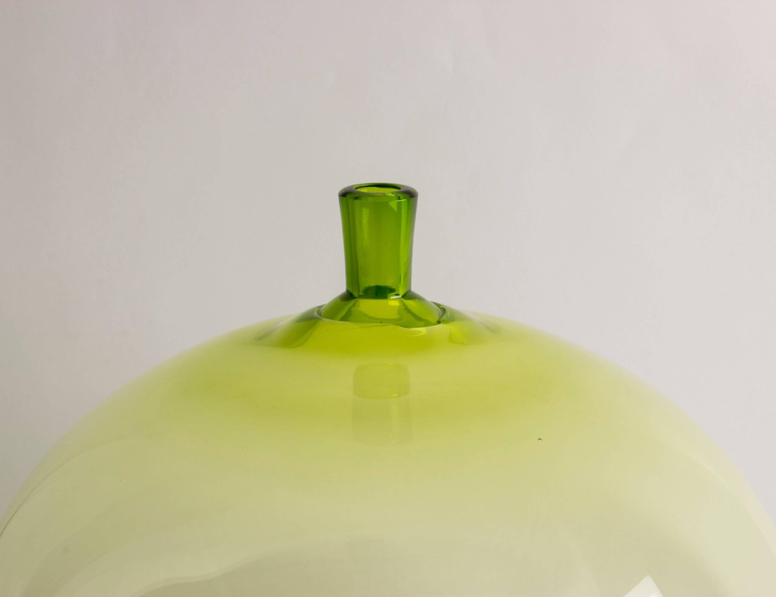 Swedish Crystal Glass Apple by Ingeborg Lundin