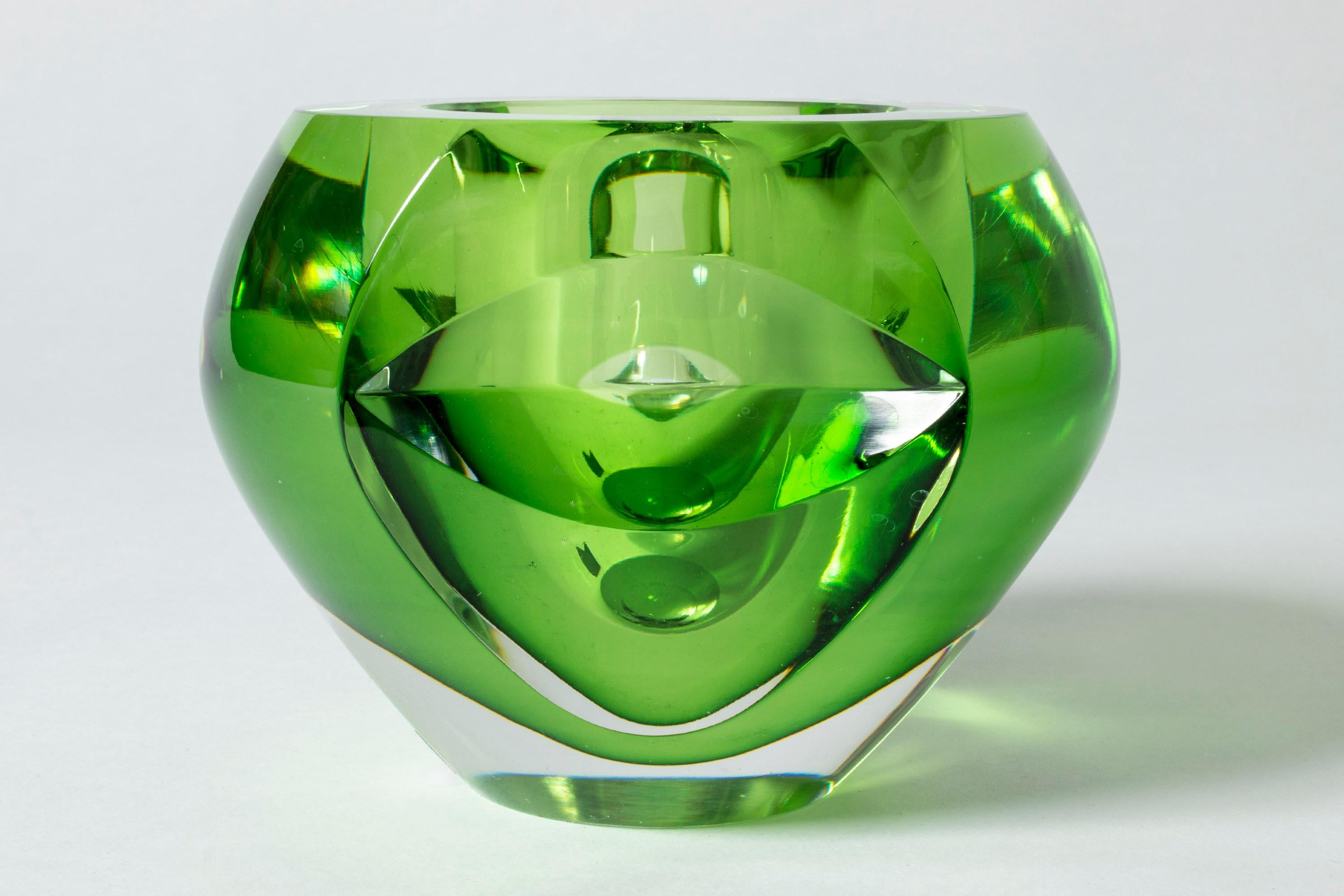 Kristallglasschale aus Kristall von Mona Morales-Schildt (Schwedisch) im Angebot