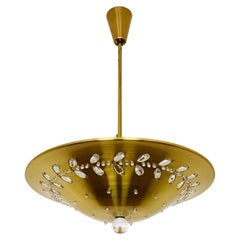 Lampada da soffitto in vetro cristallo