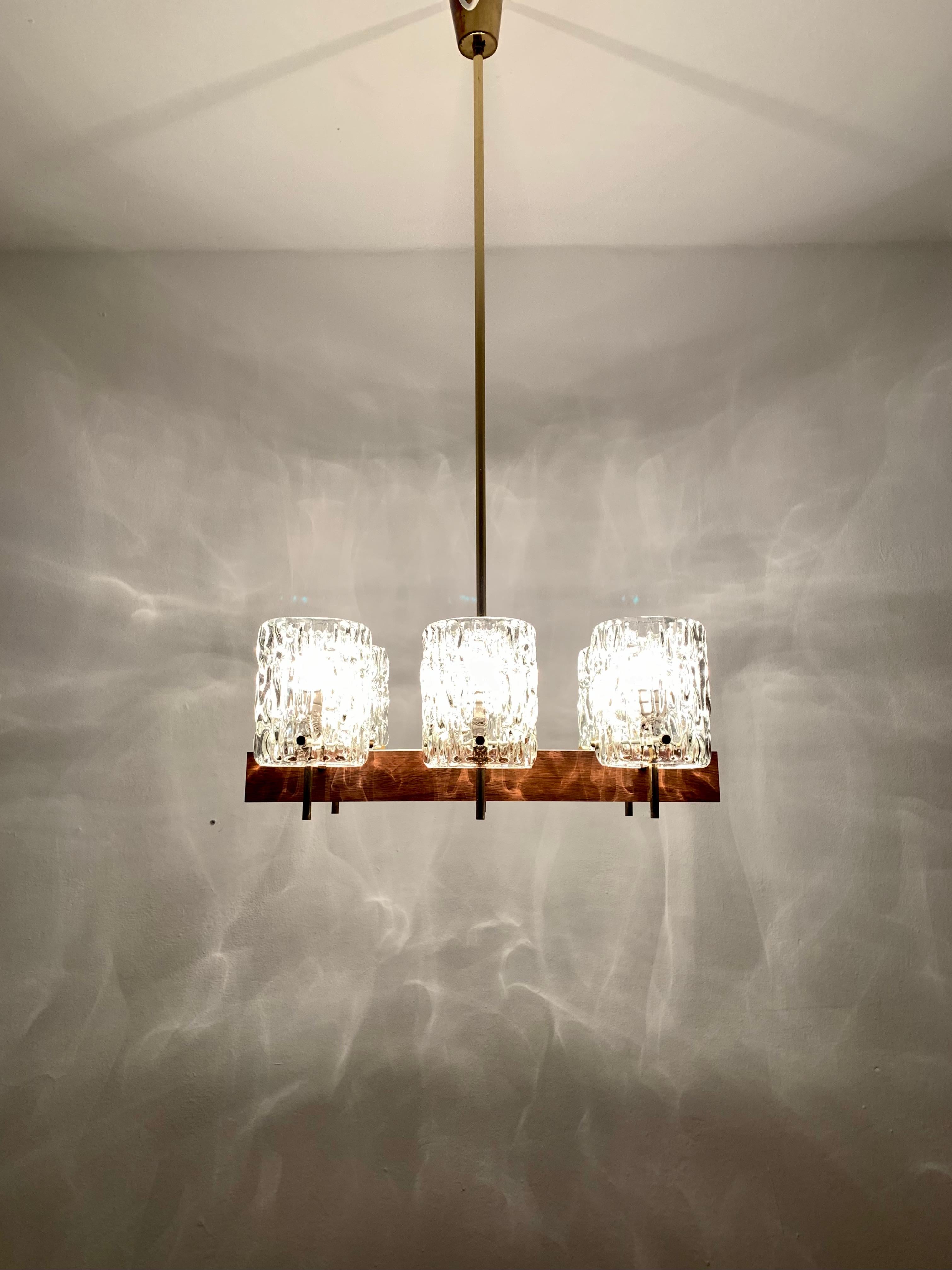 Crystal Glass Chandelier by Rupert Nikoll  For Sale 4