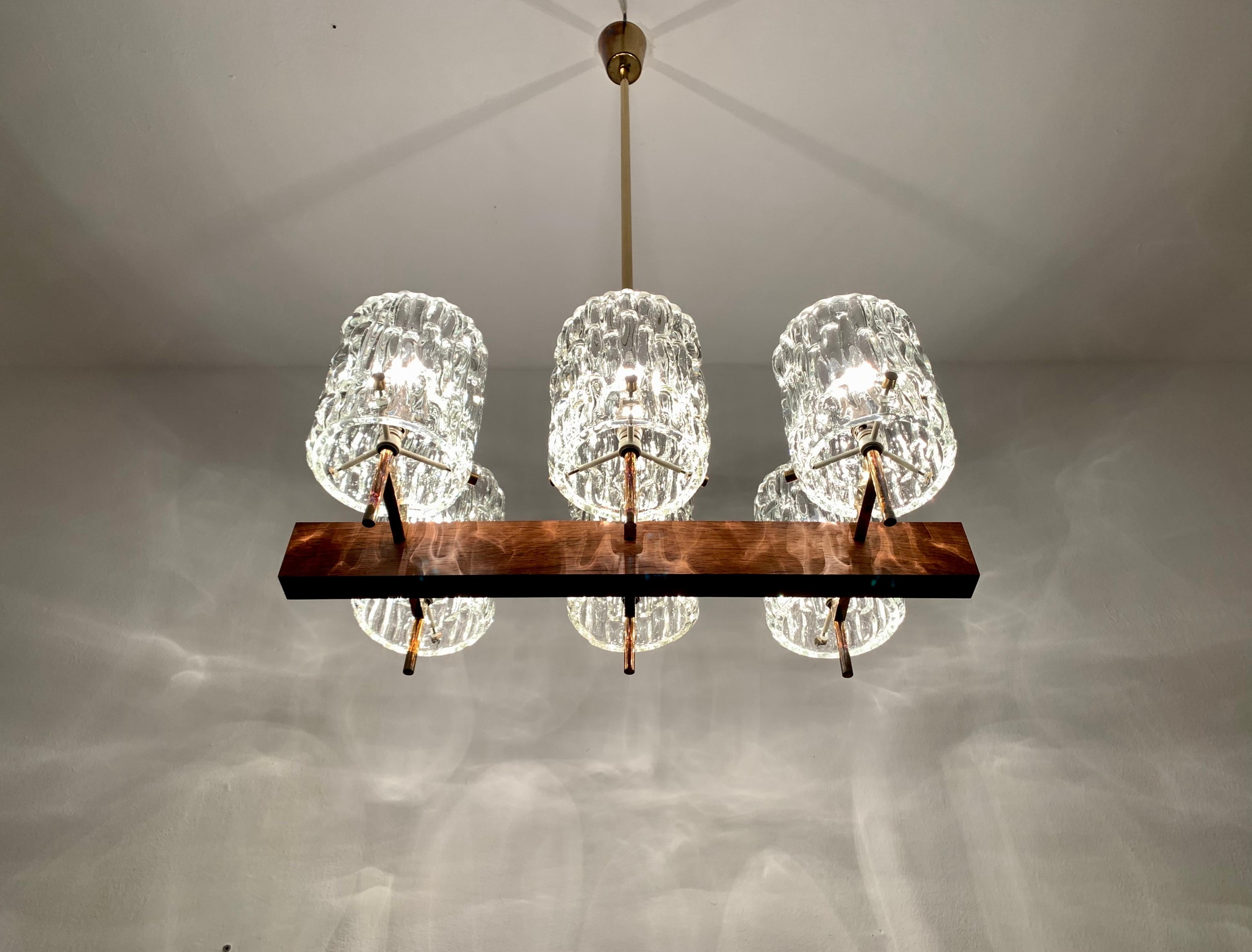 Crystal Glass Chandelier by Rupert Nikoll  For Sale 6