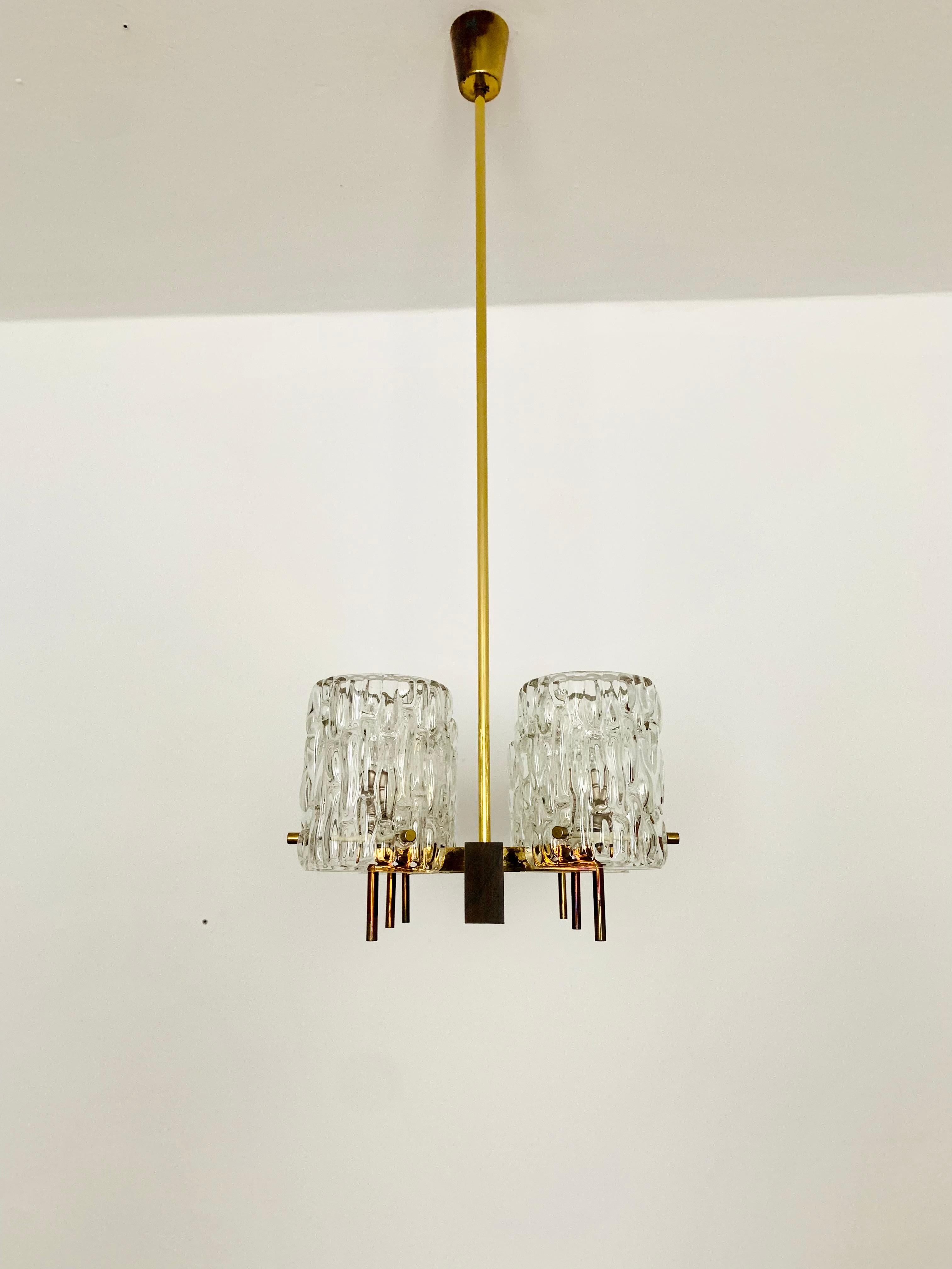 Crystal Glass Chandelier by Rupert Nikoll  For Sale 1