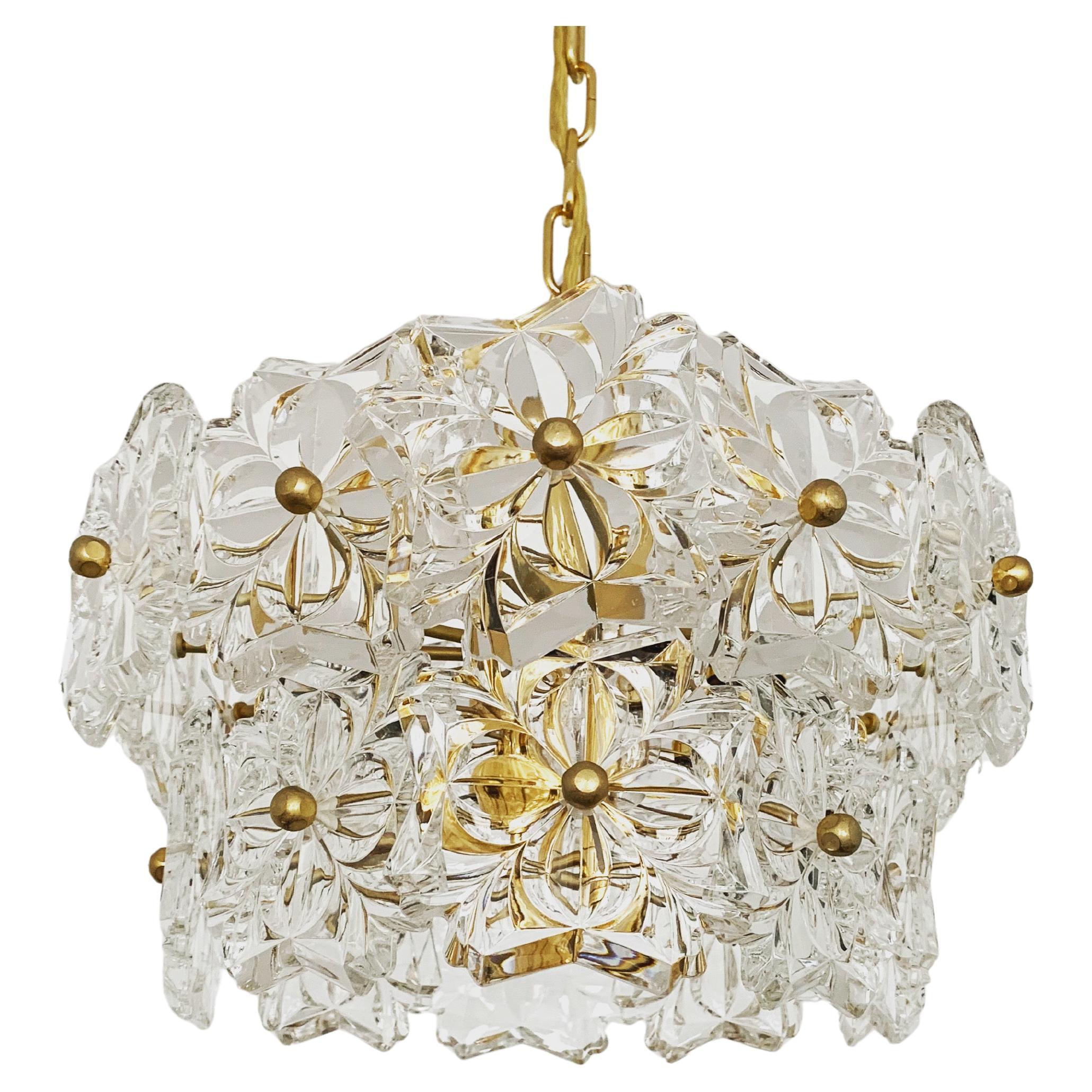Lustre en cristal de verre de Sölken