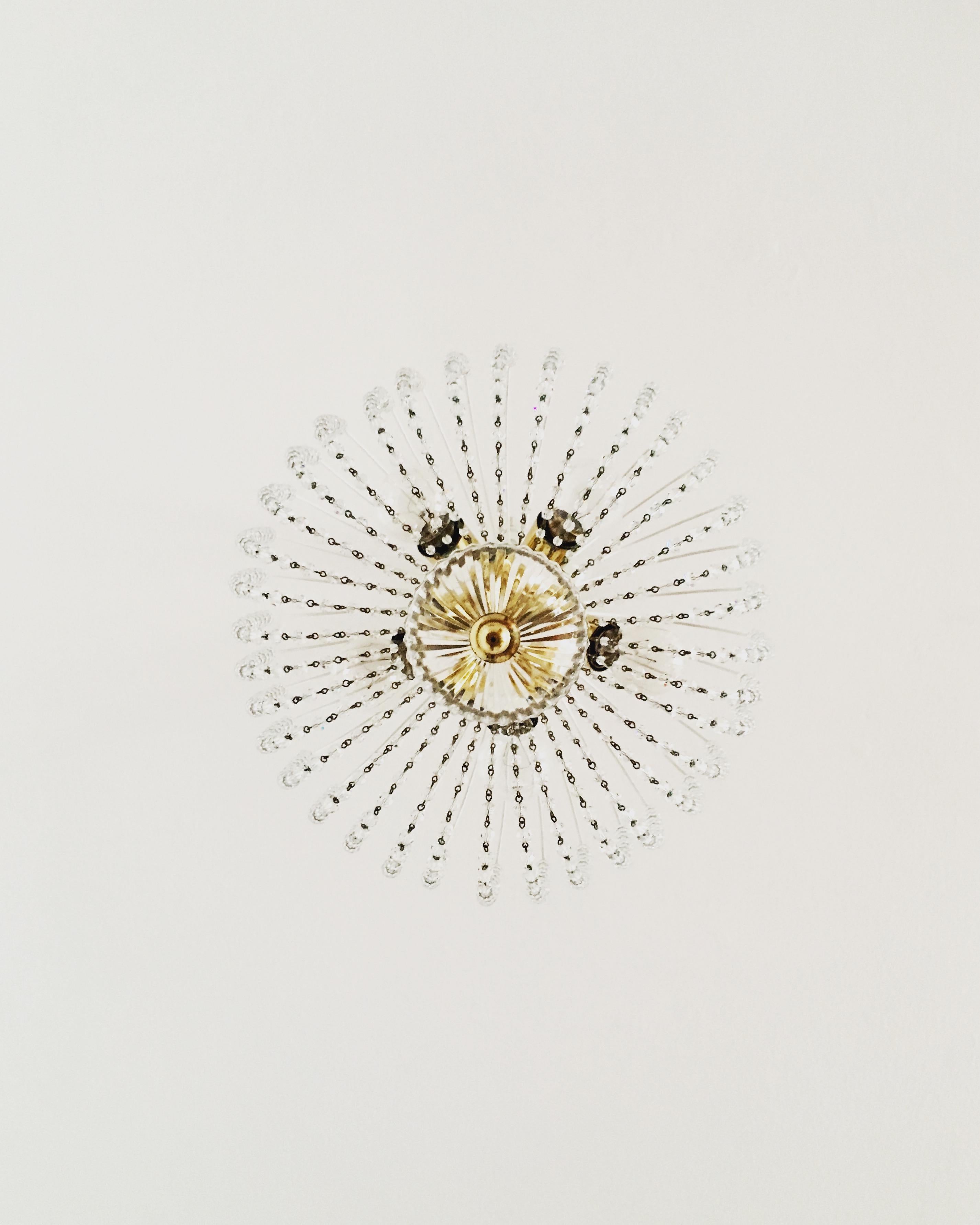 Lampadario in vetro di cristallo di Vereinigte Werkstätten in vendita 1