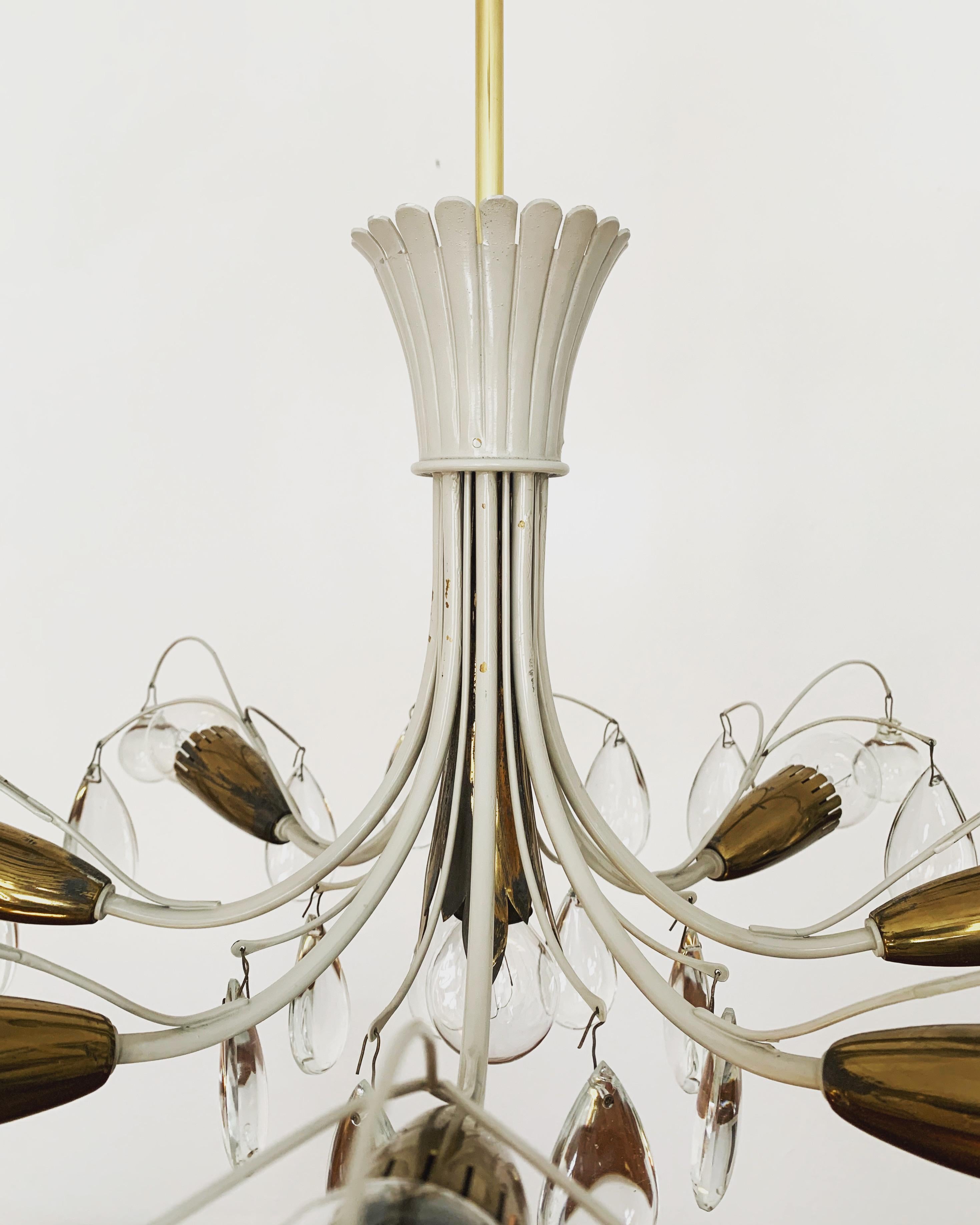 Lampadario in cristallo di Vereinigte Werkstätten München in vendita 4