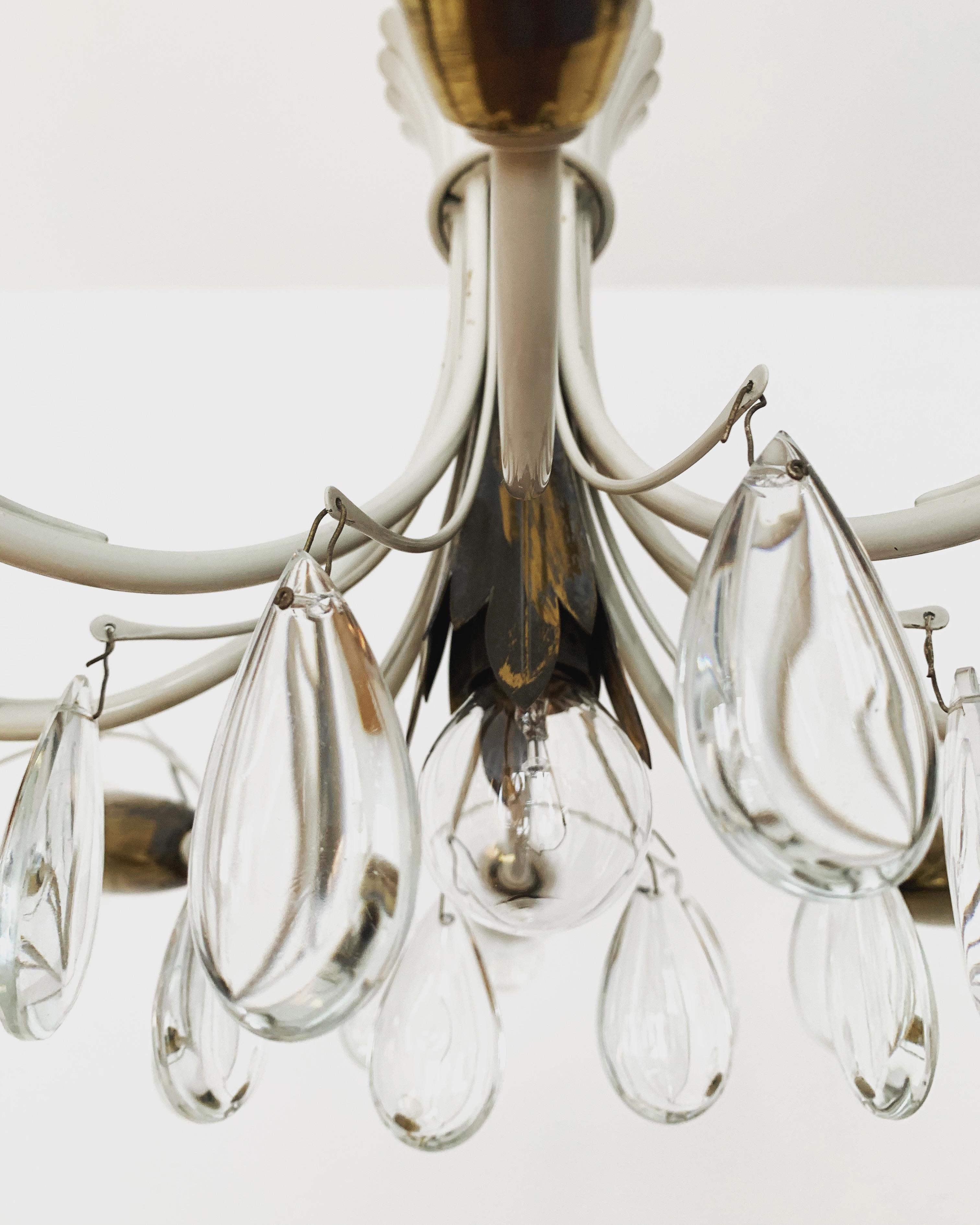 Lampadario in cristallo di Vereinigte Werkstätten München in vendita 5