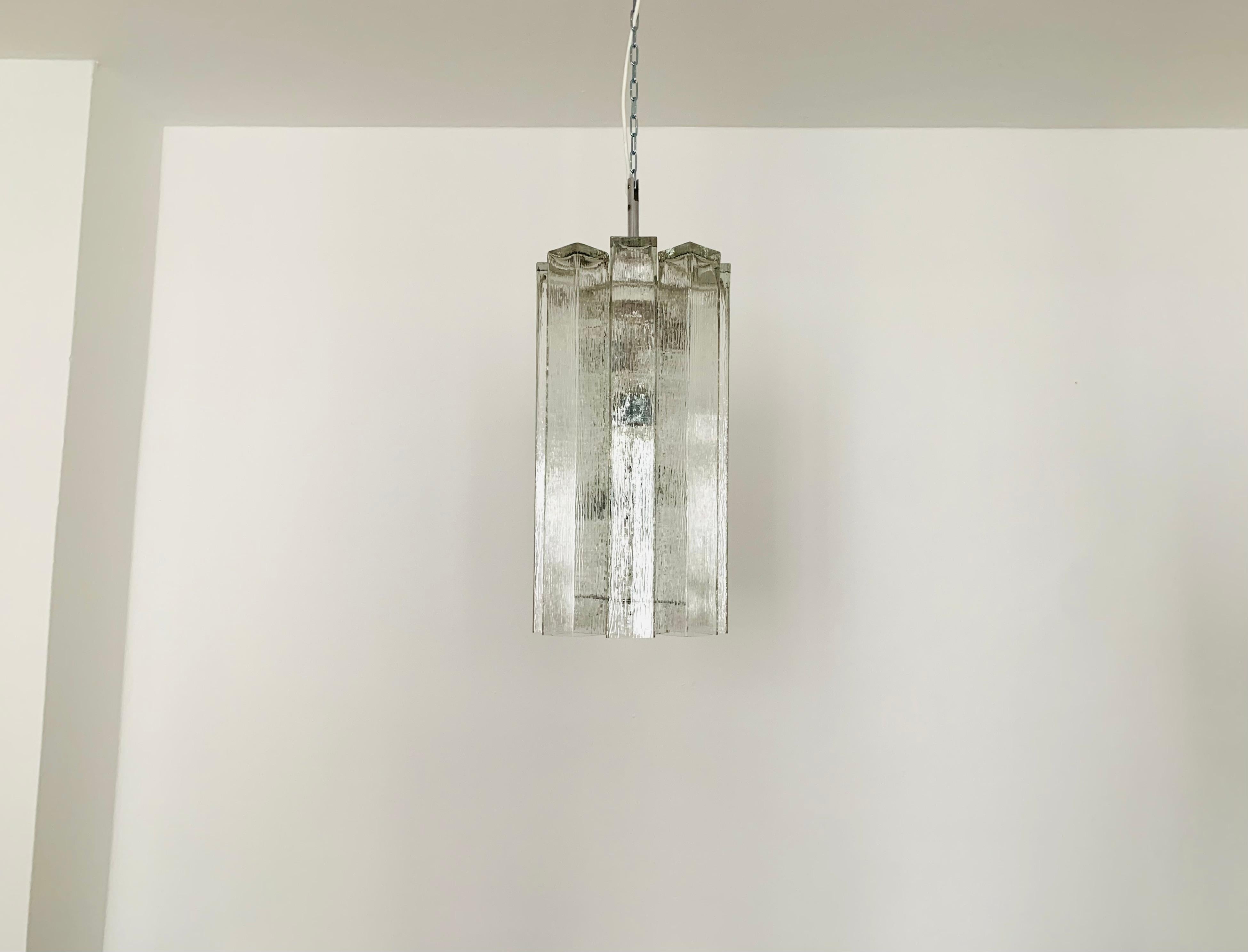 German Crystal glass chandelier from Doria  For Sale