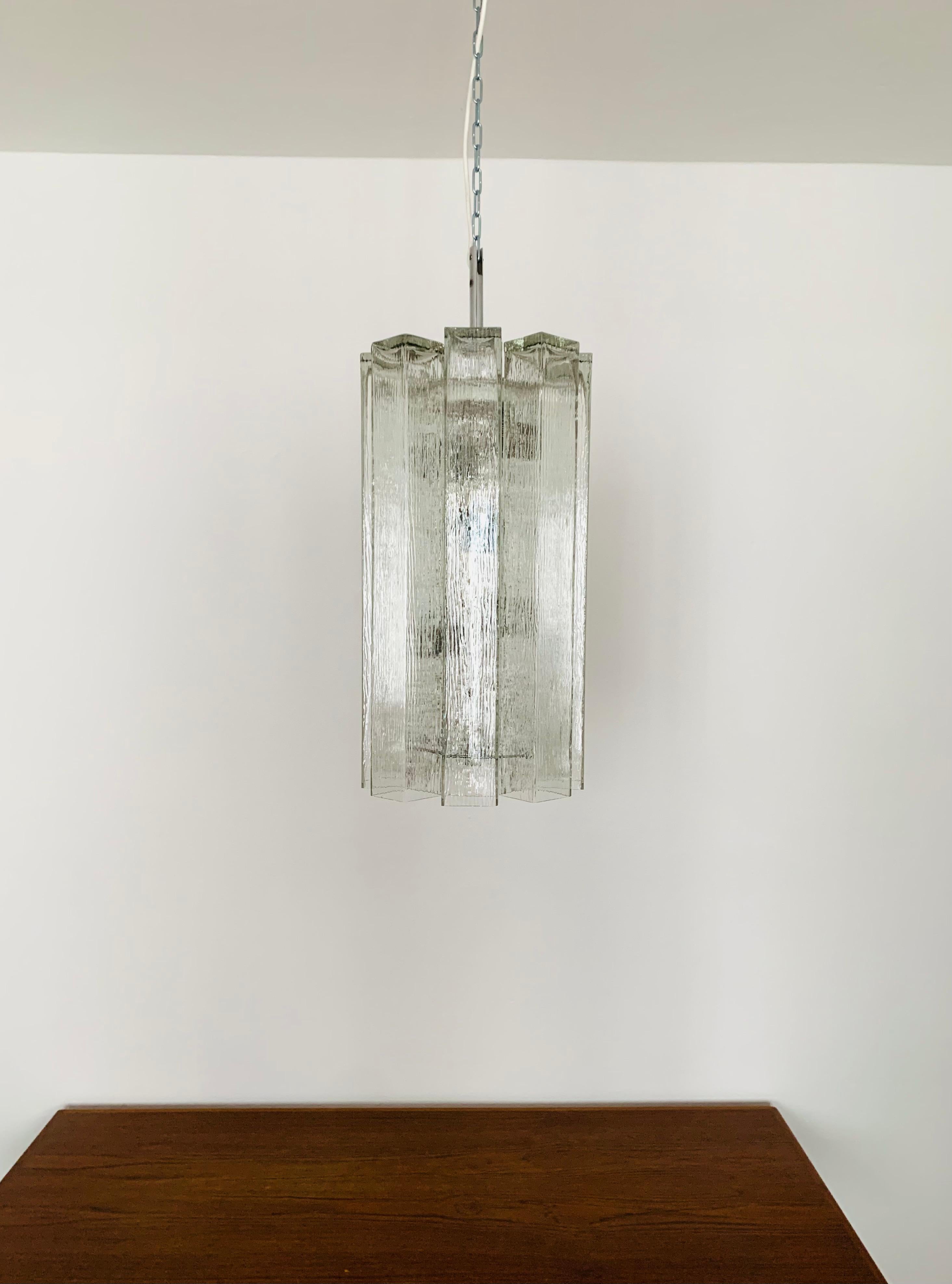 Crystal glass chandelier from Doria  In Good Condition For Sale In München, DE
