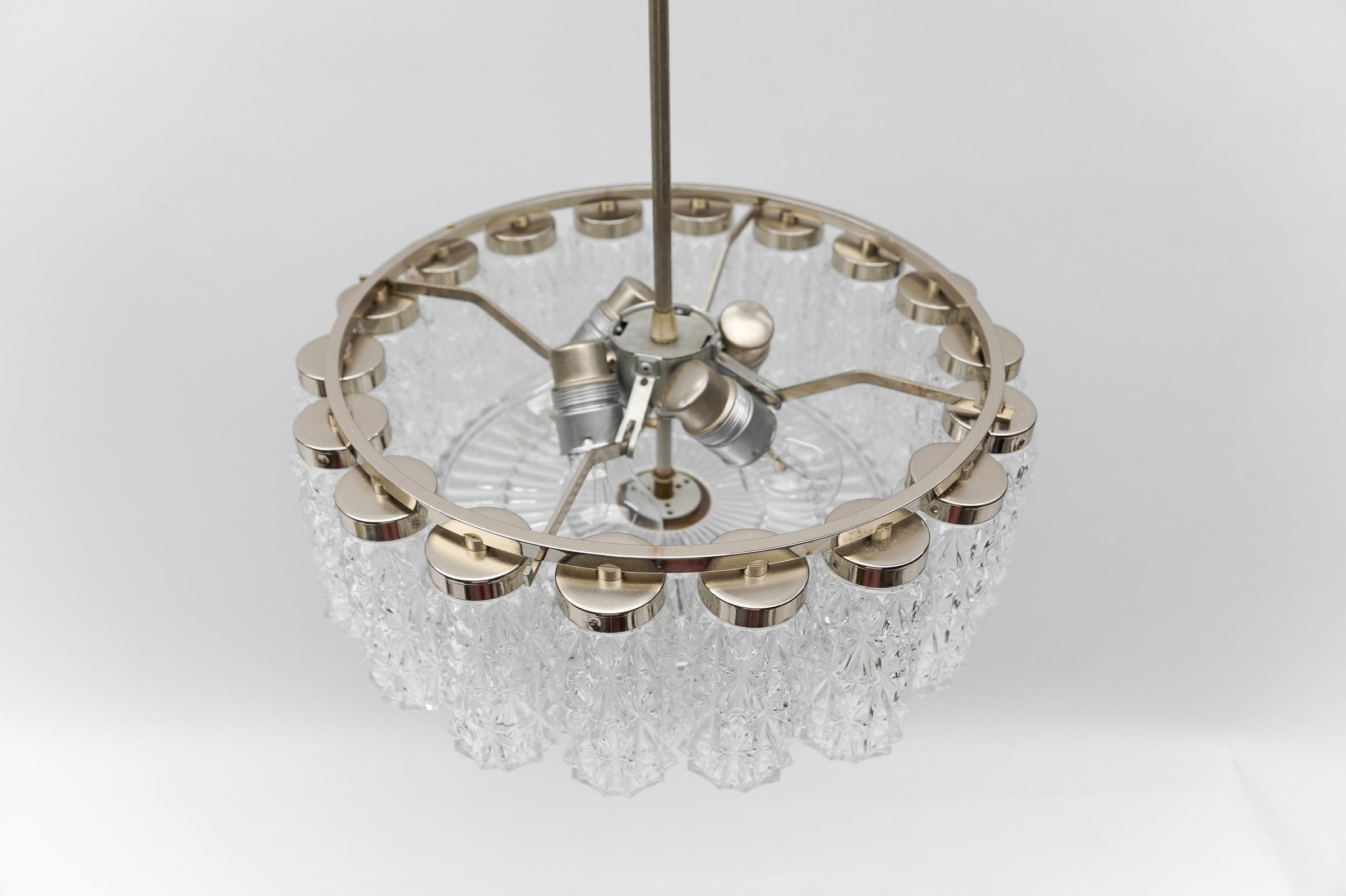 Lampadario in cristallo di Kalmar Leuchten, anni '60 in vendita 3