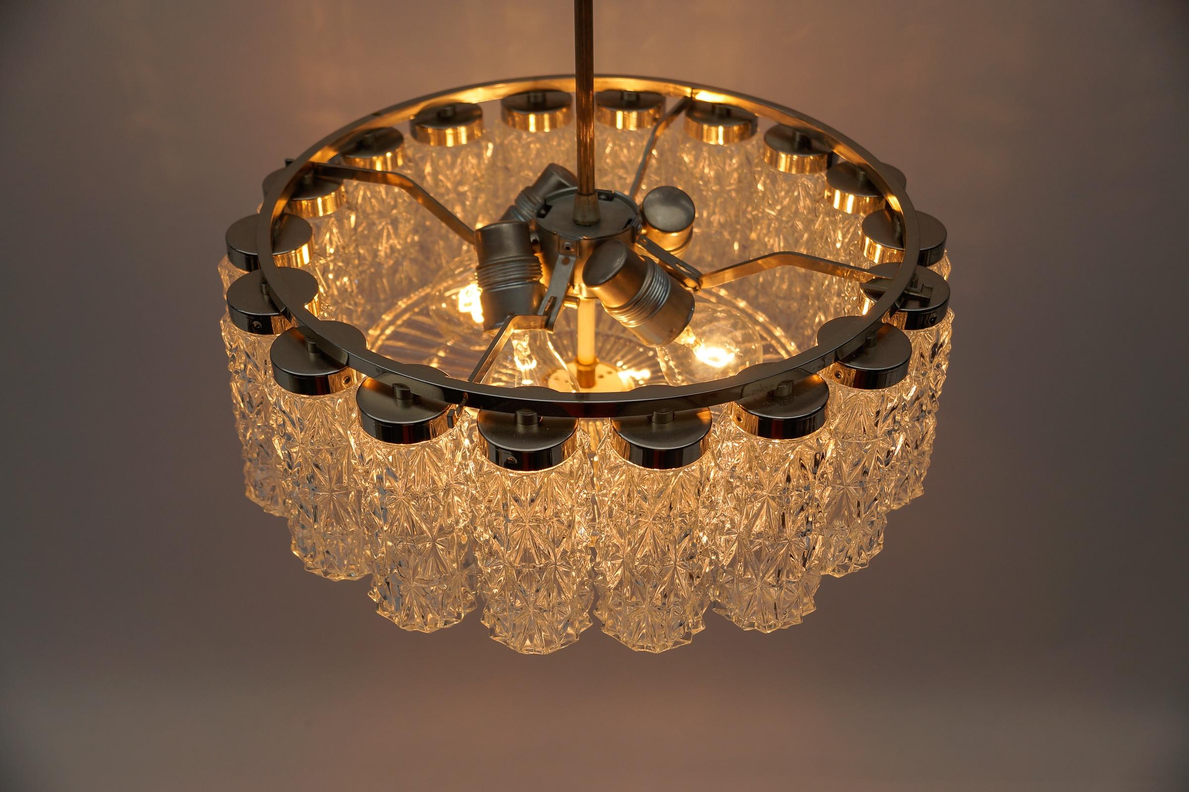 Lampadario in cristallo di Kalmar Leuchten, anni '60 in vendita 4