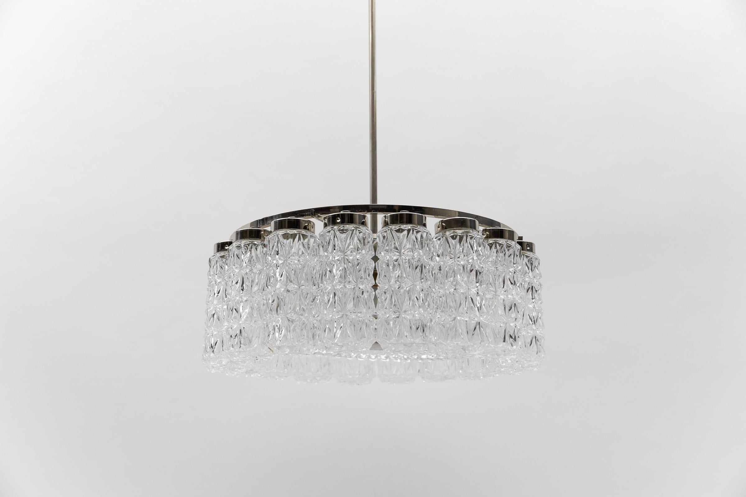 Lampadario in cristallo di Kalmar Leuchten, anni '60 in vendita 6