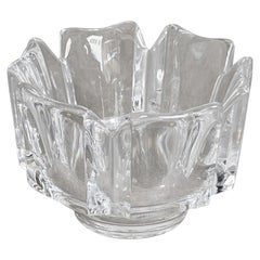 Crystal glass decorative bowl by Orrefors, Sweden