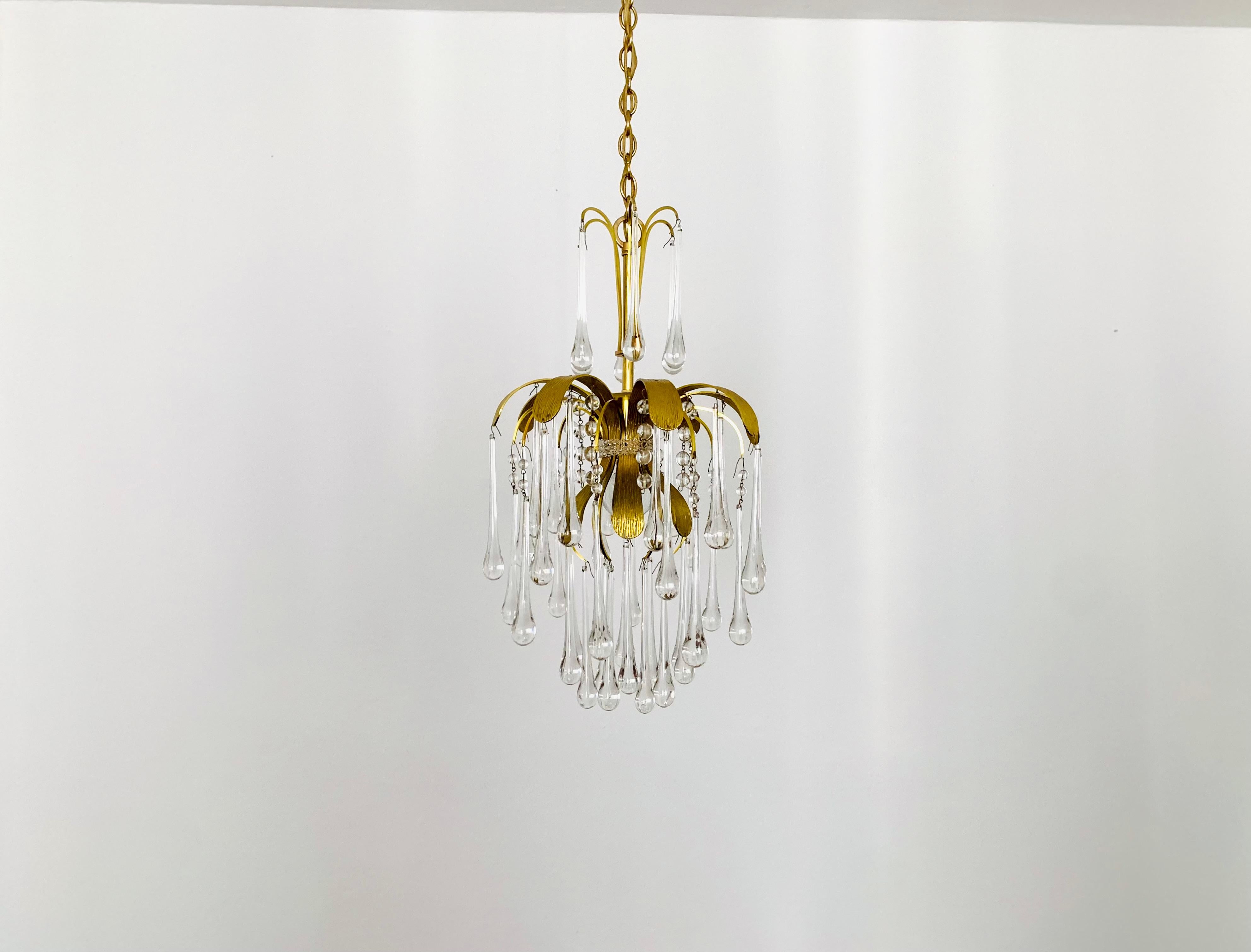 lampadario gocce cristallo anni '60 prezzo