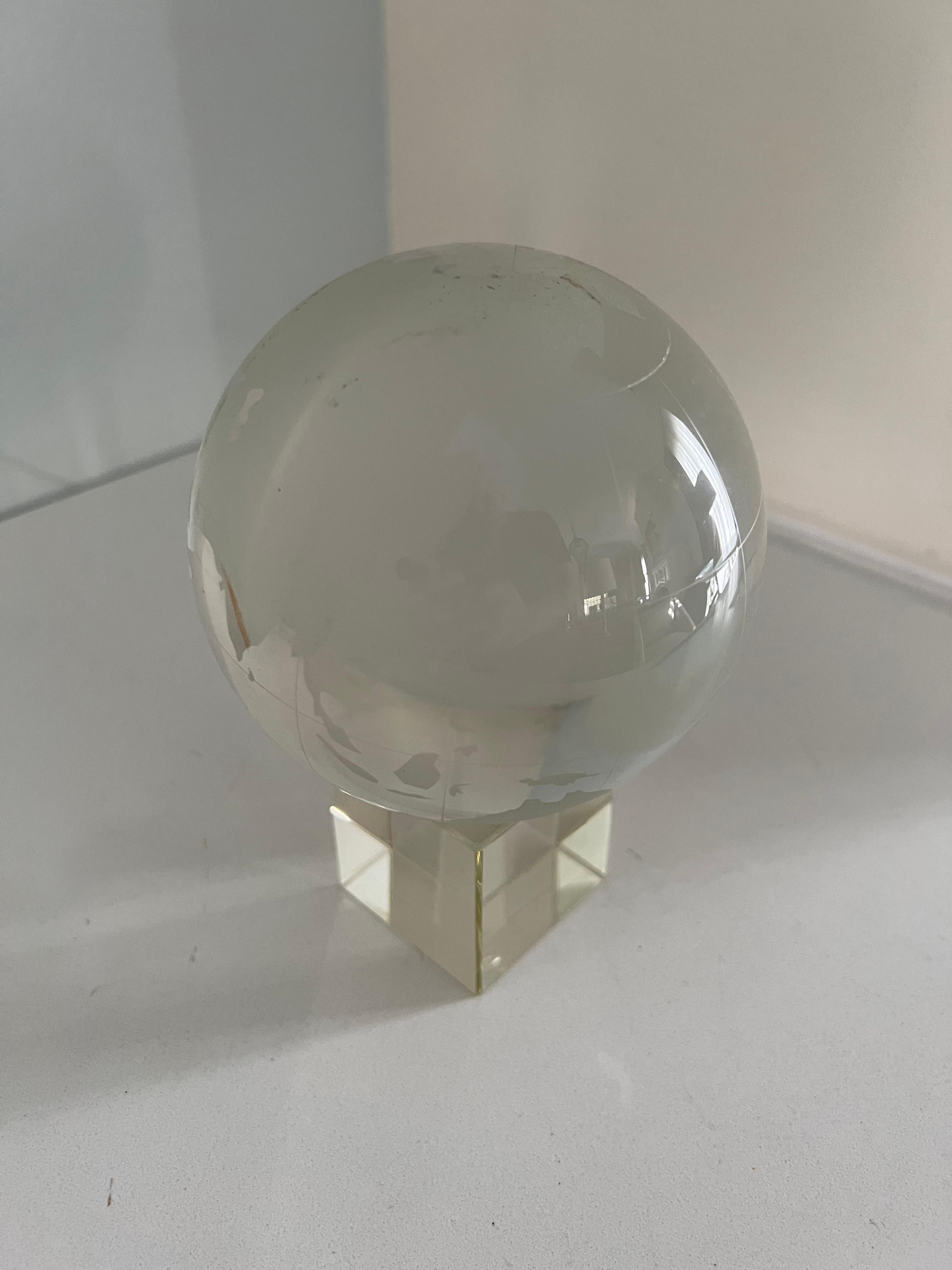 Crystal Glass Gazing Globe  For Sale 4