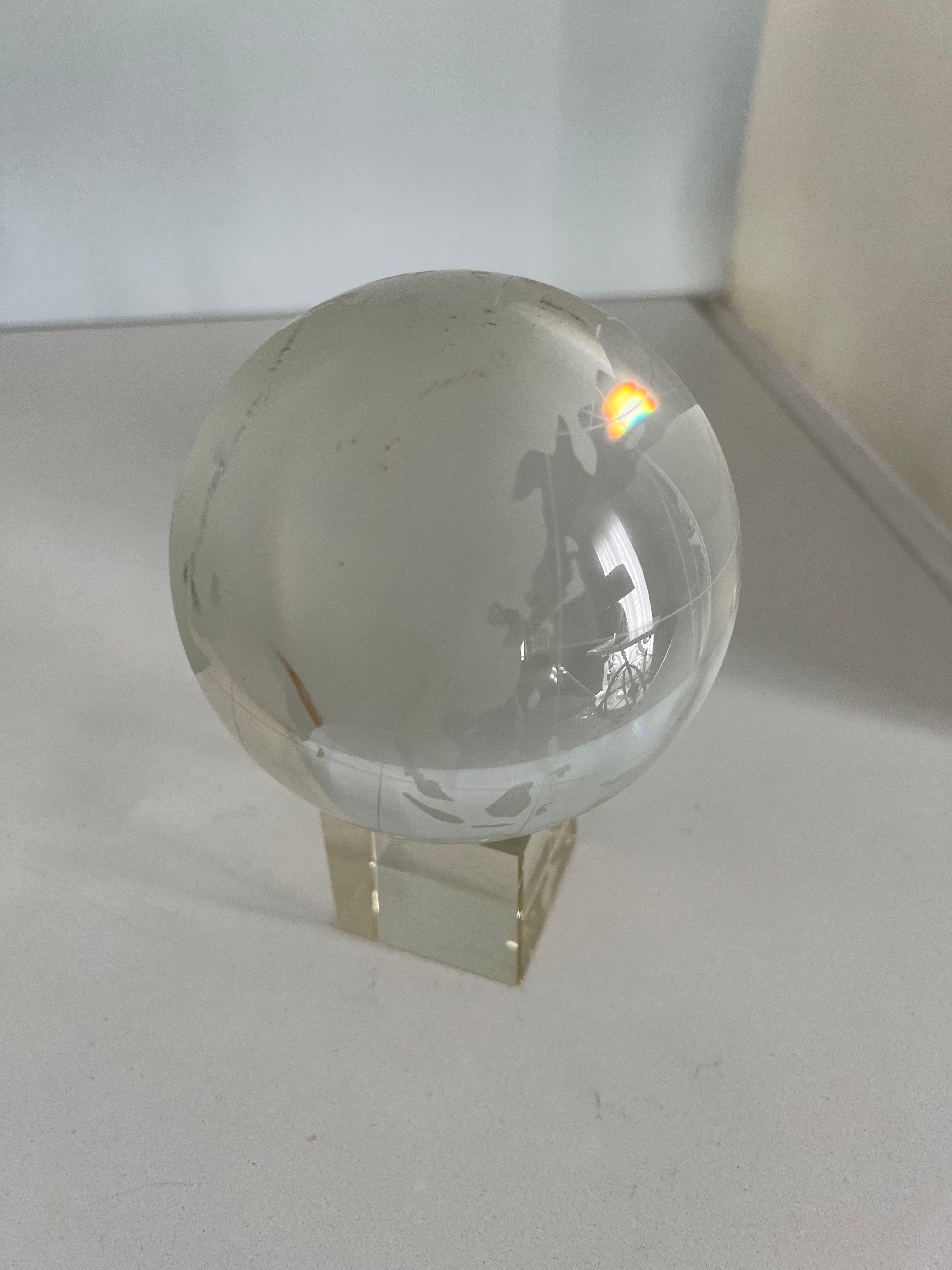 Crystal Glass Gazing Globe  For Sale 5