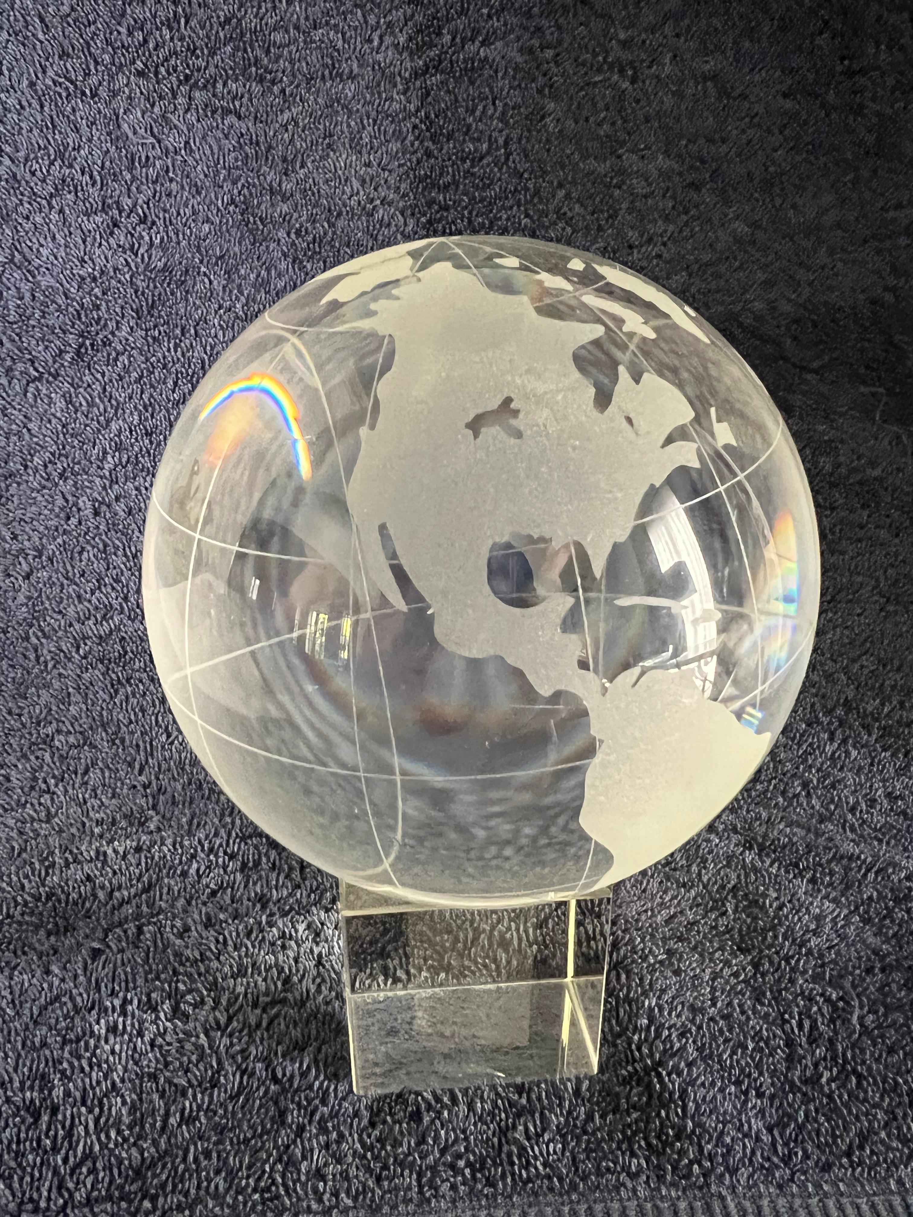 Crystal Glass Gazing Globe  For Sale 6