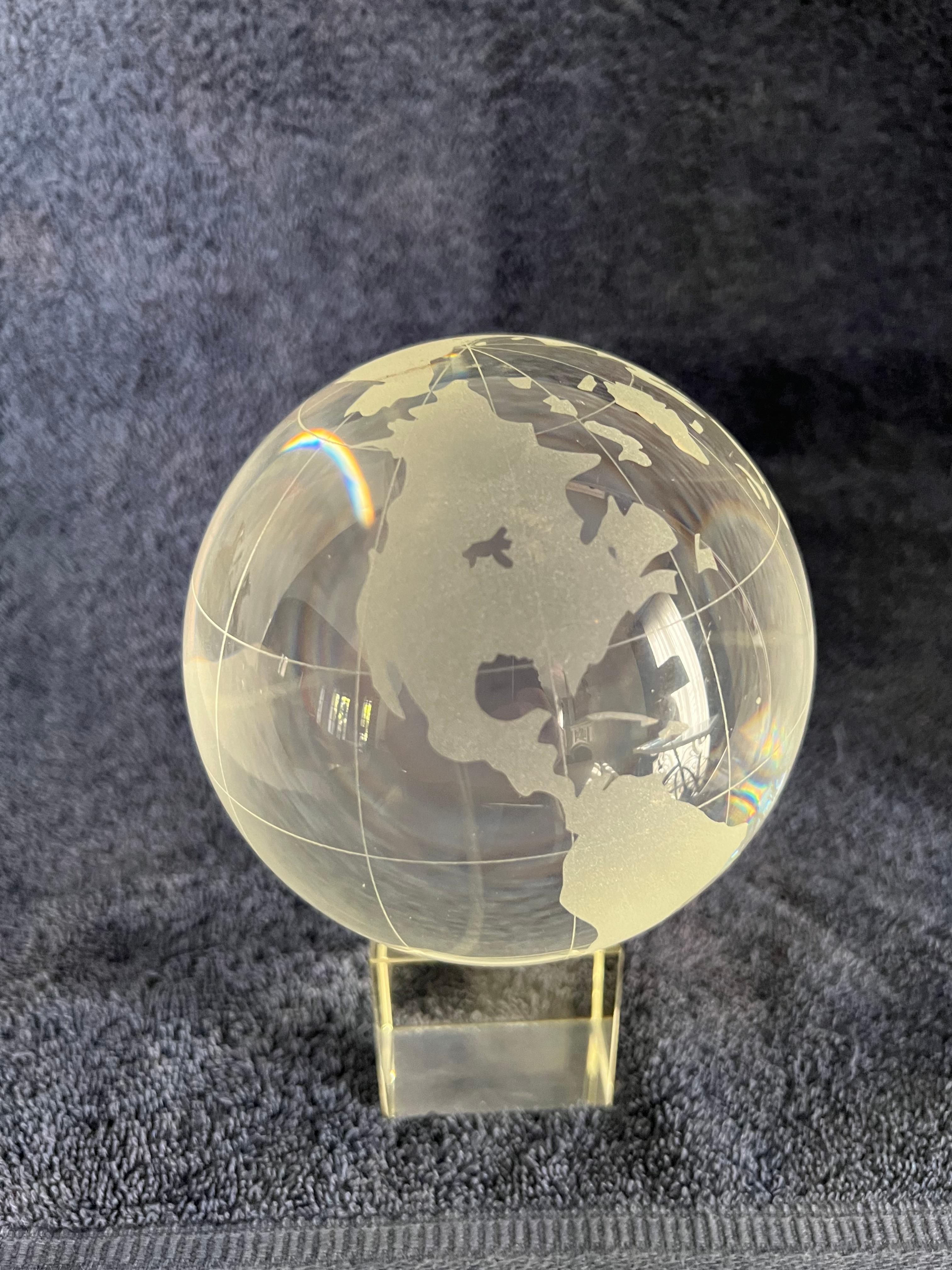 Crystal Glass Gazing Globe  For Sale 7