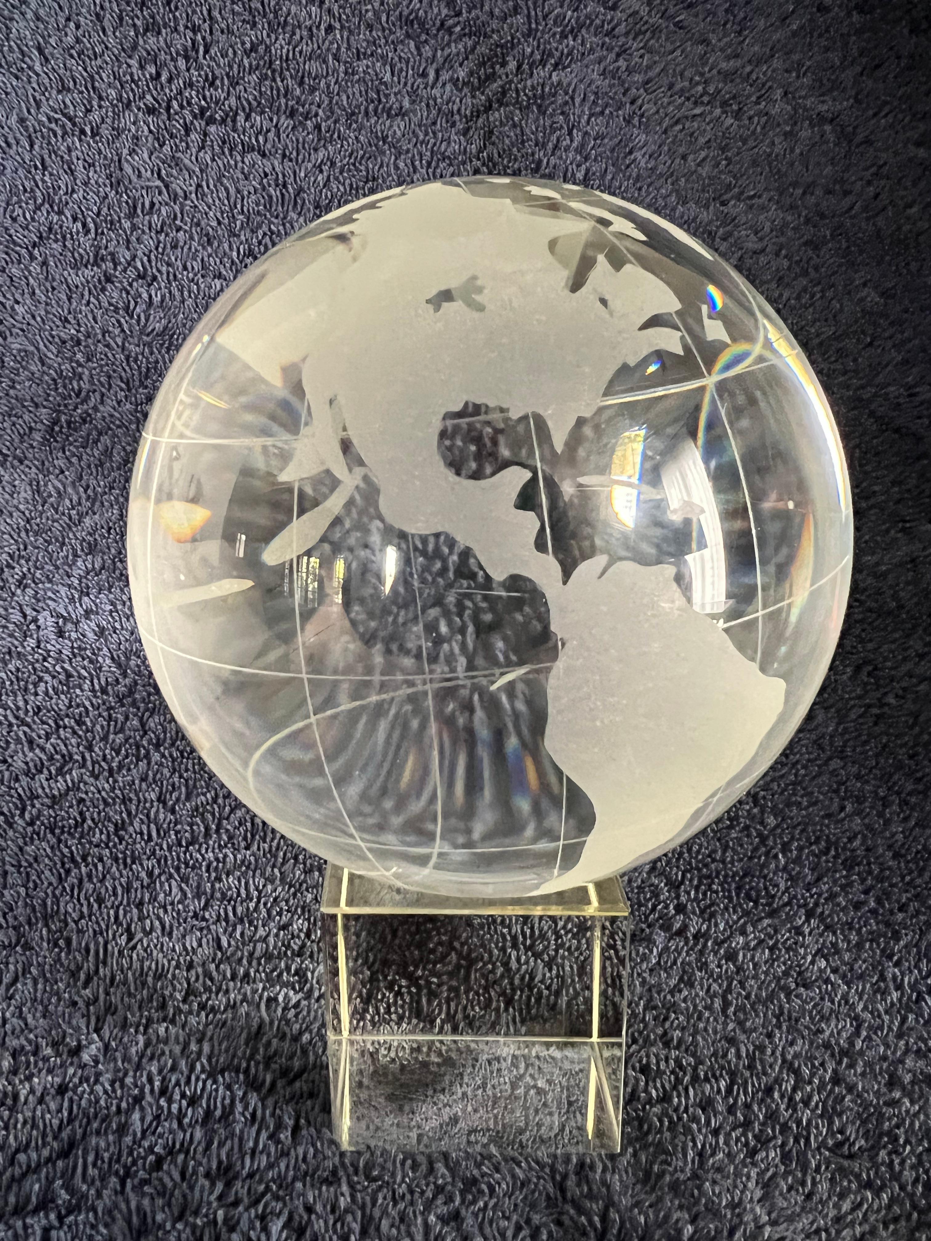 Crystal Glass Gazing Globe  For Sale 10