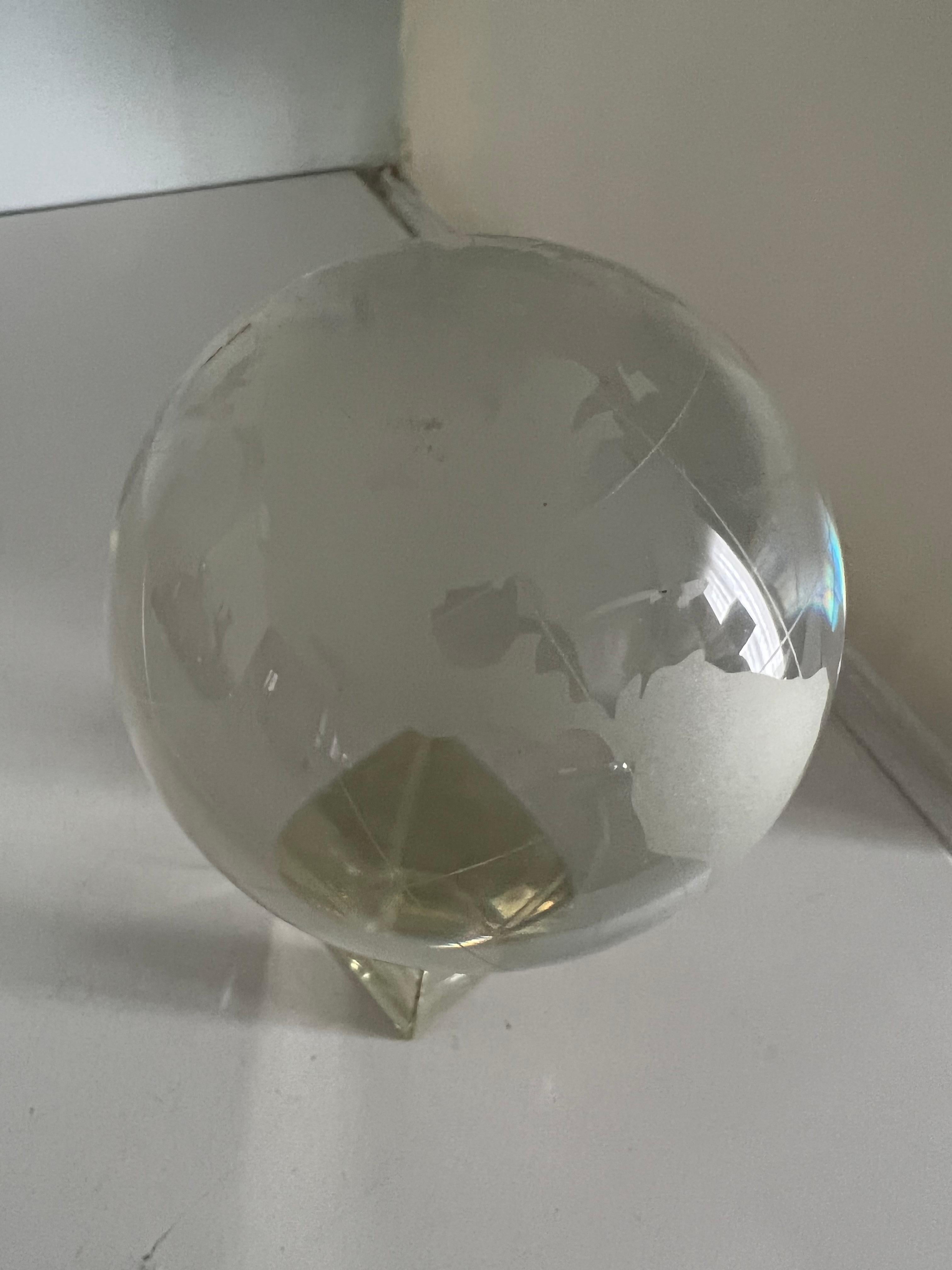 Crystal Glass Gazing Globe  For Sale 1
