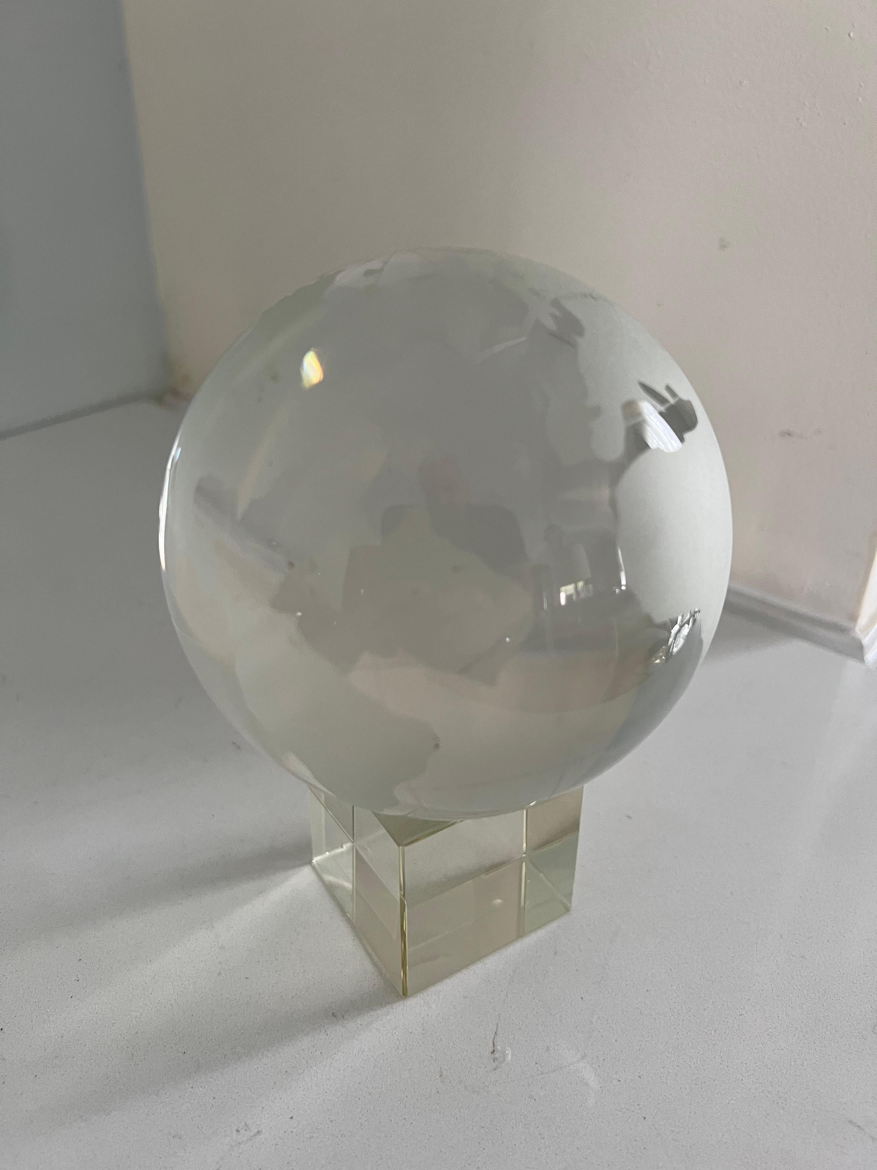 Crystal Glass Gazing Globe  For Sale 2