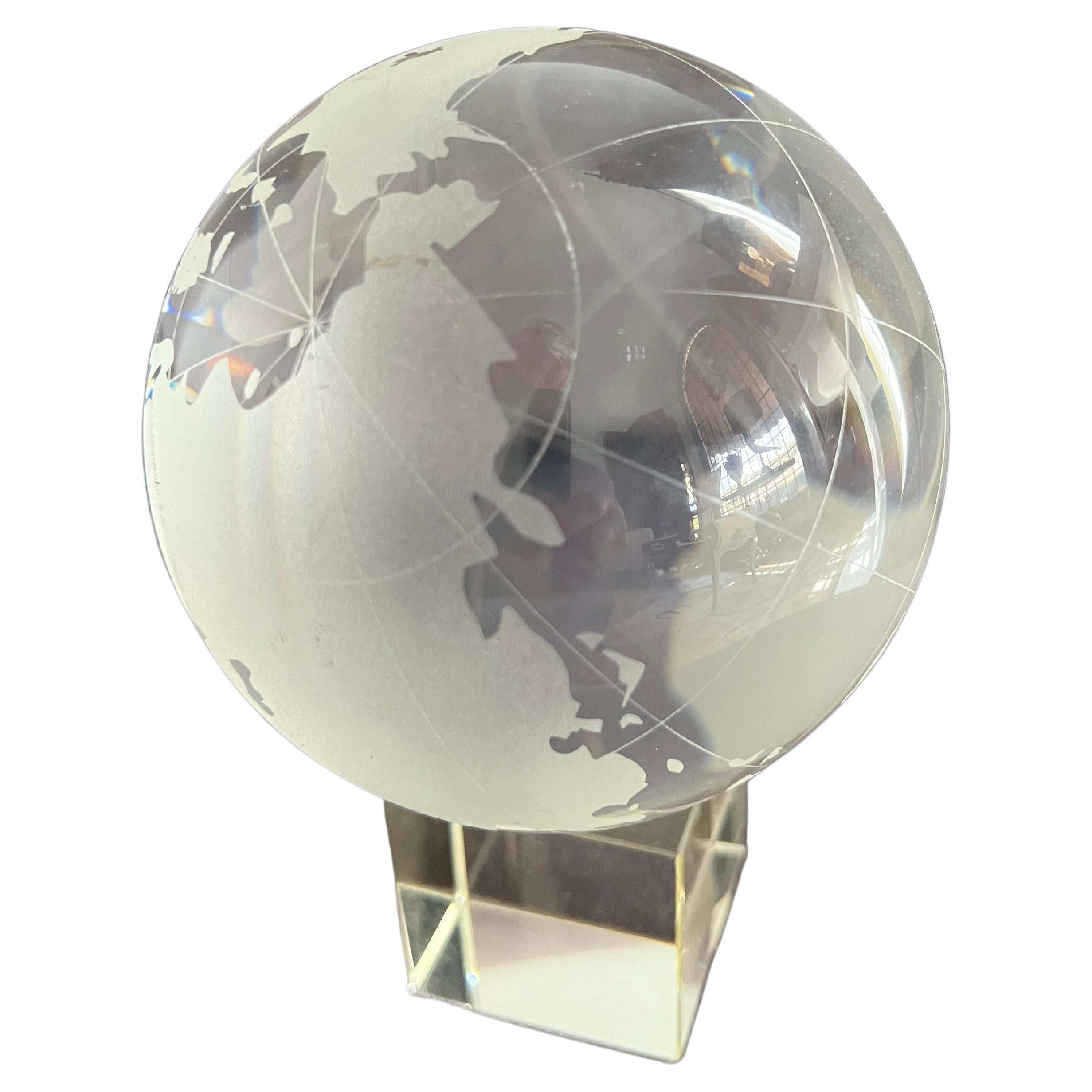 Crystal Glass Gazing Globe  For Sale