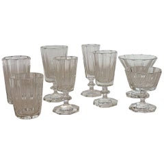 Crystal Glass Goblet Set