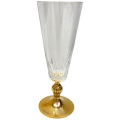 Vástago de cristal de ley chapado en oro, Vintage Estate de Austria