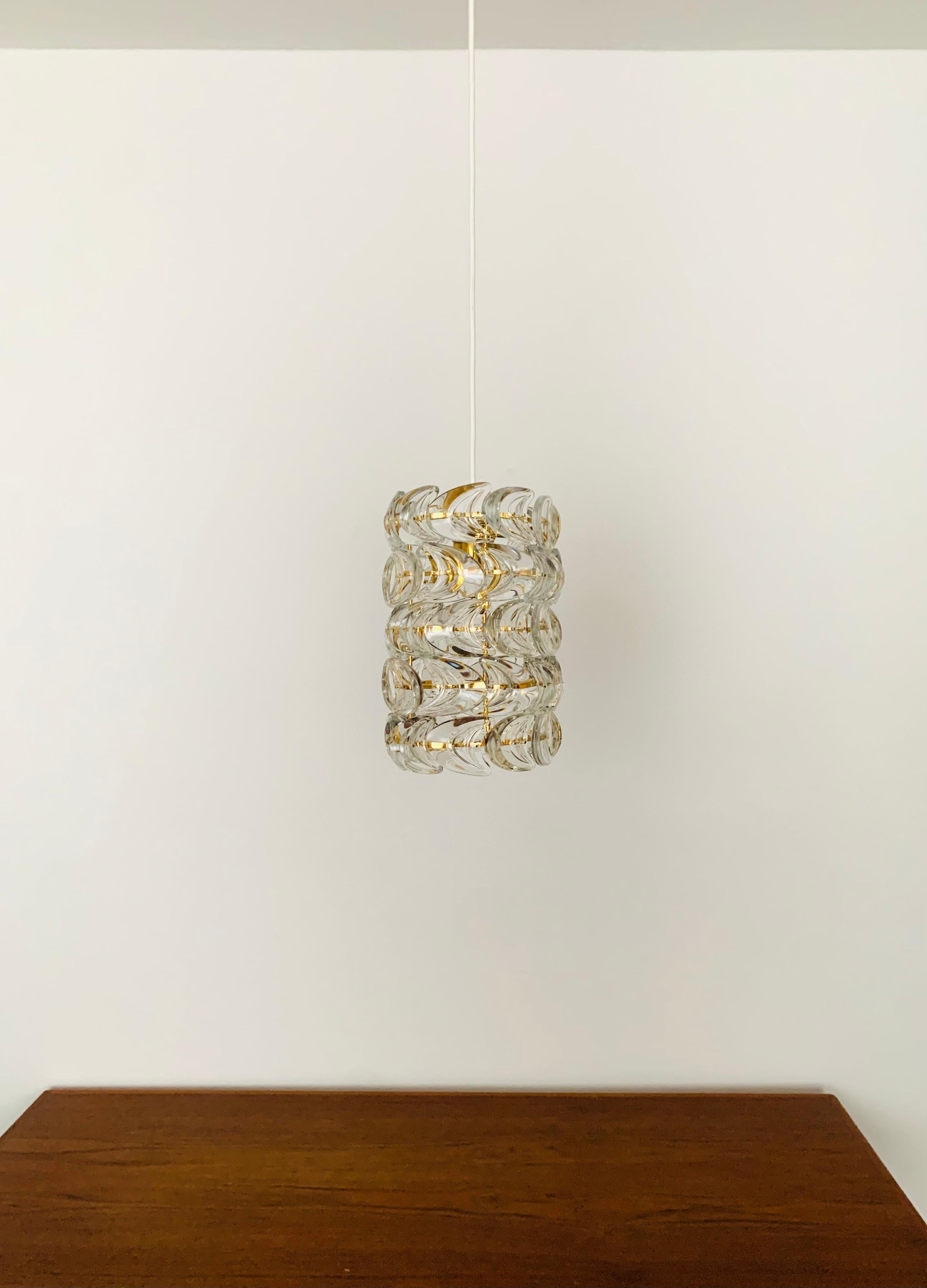 Austrian Crystal glass pendant lamp by Palwa For Sale