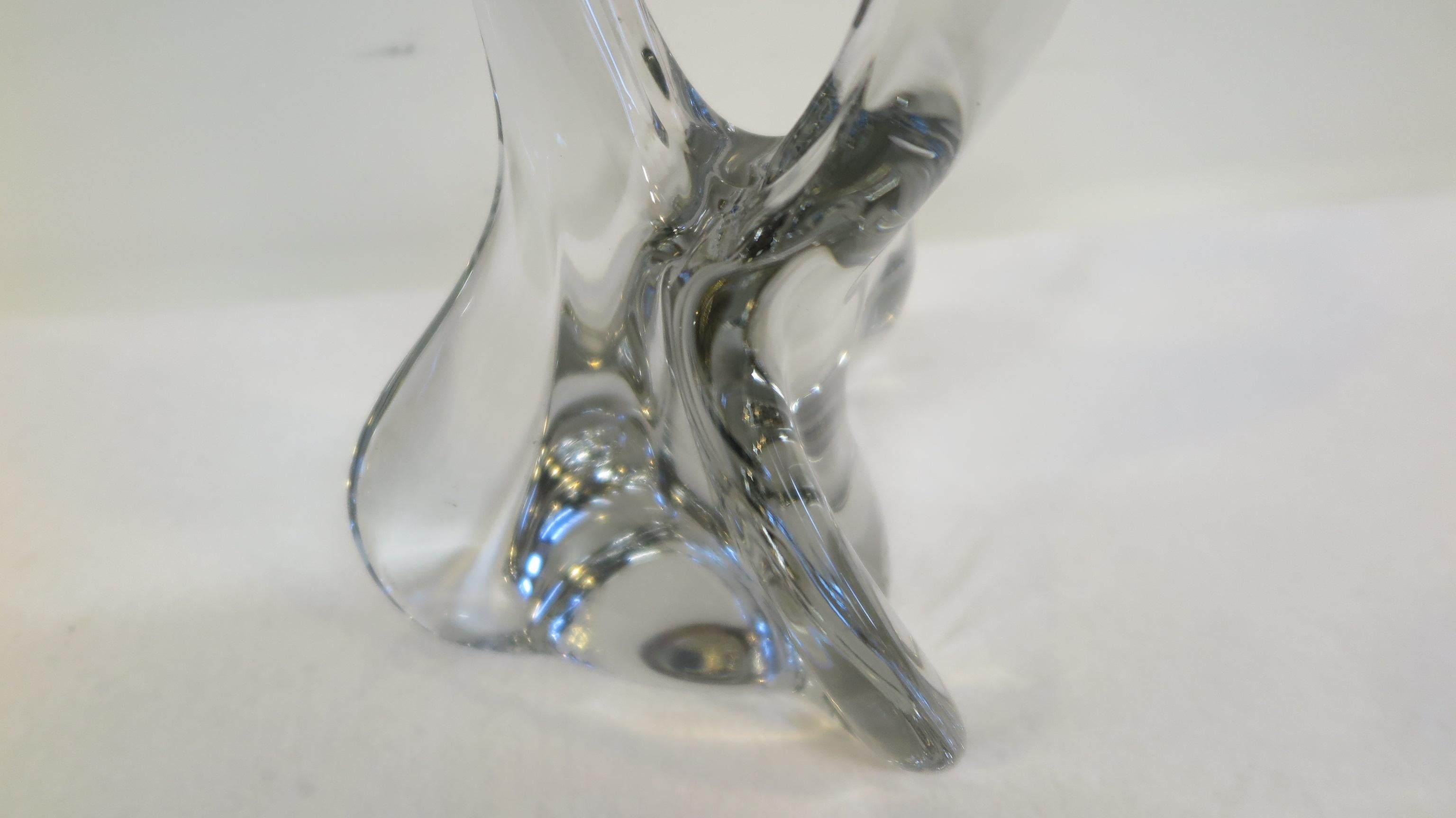 Abstrakte Kristallglas-Skulptur im Angebot 6