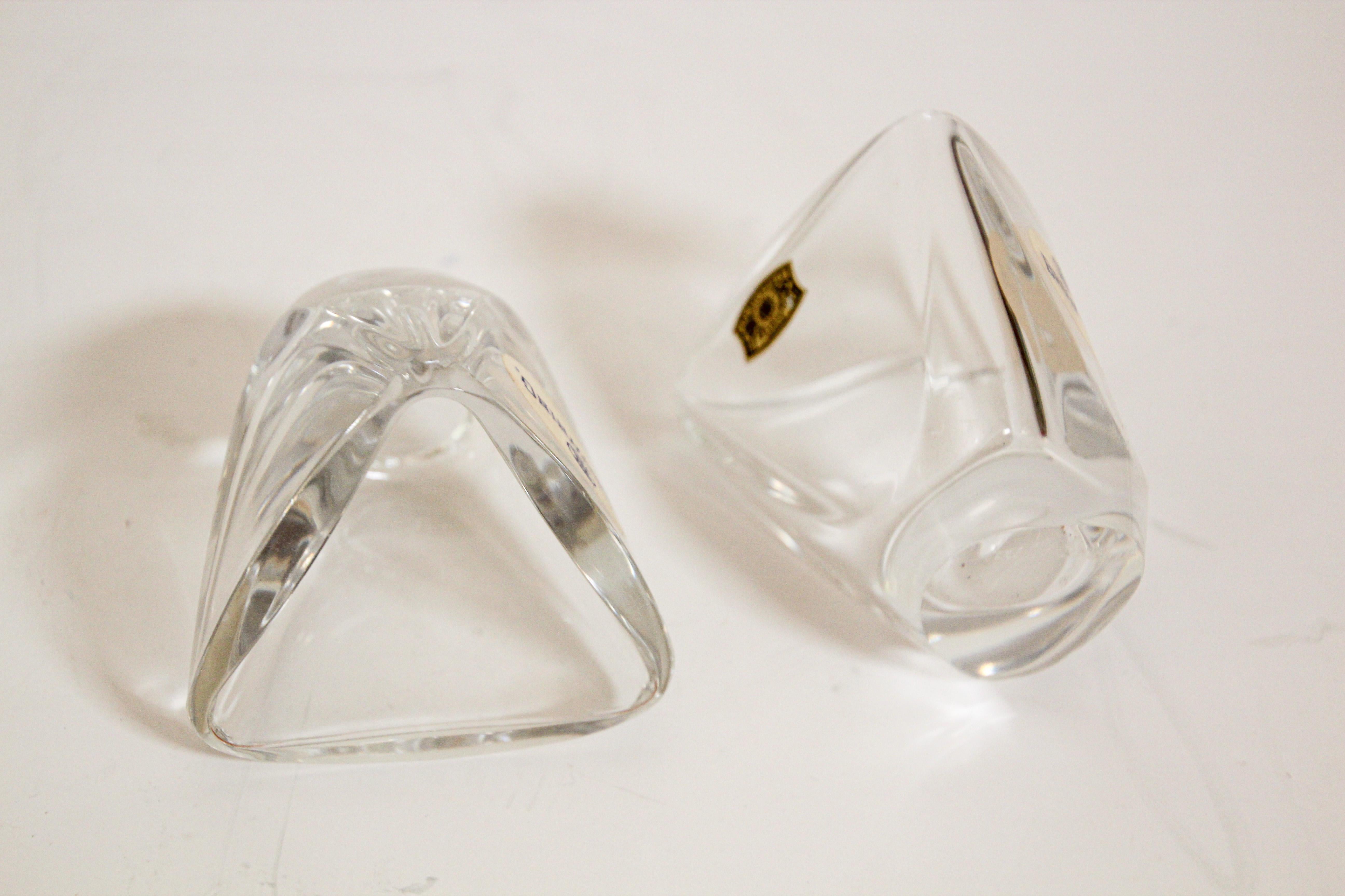 Set aus Kristallglas-Kristallglas von Val Saint Lambert aus Belgien im Angebot 3