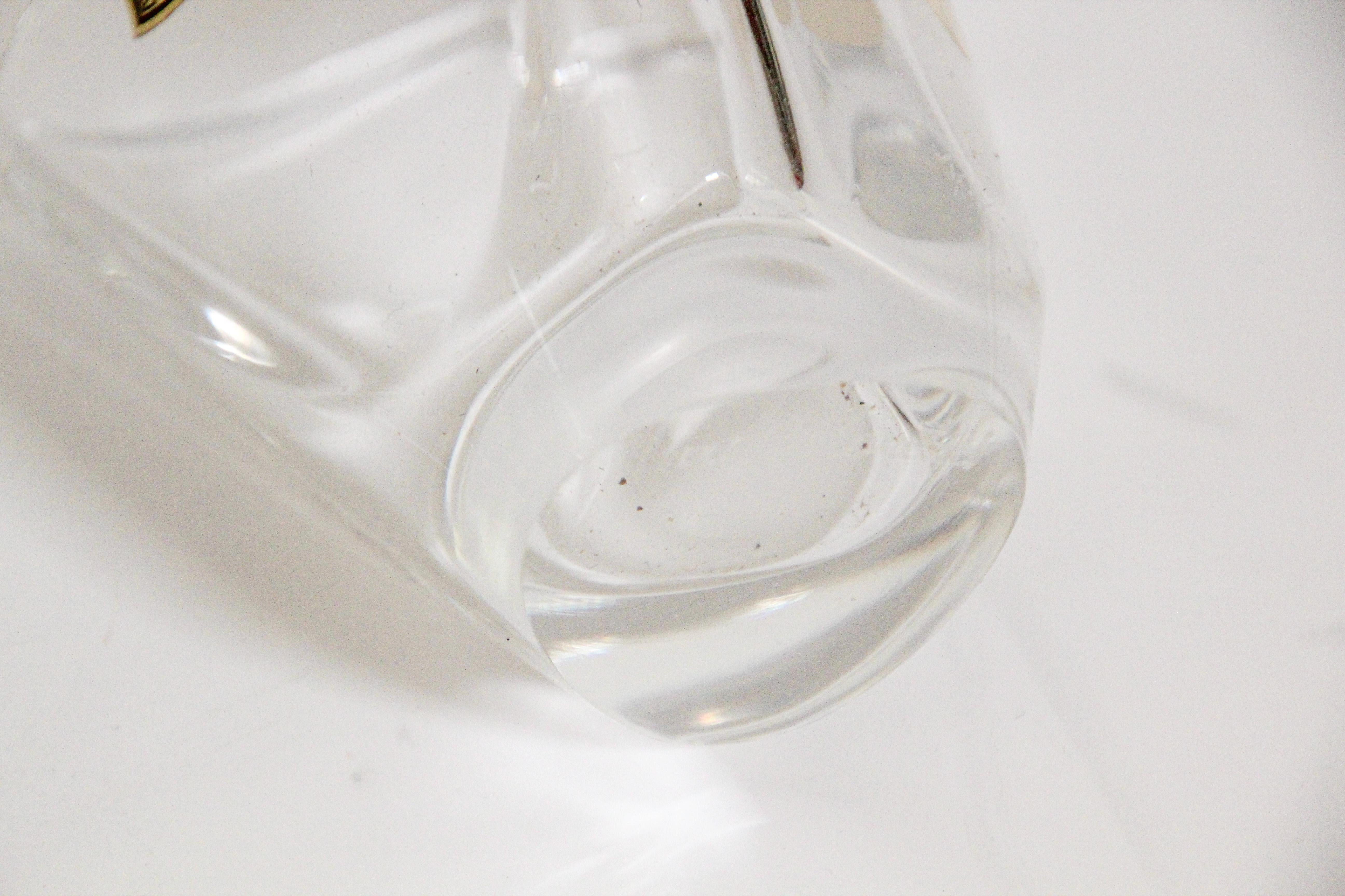 Set aus Kristallglas-Kristallglas von Val Saint Lambert aus Belgien im Angebot 4