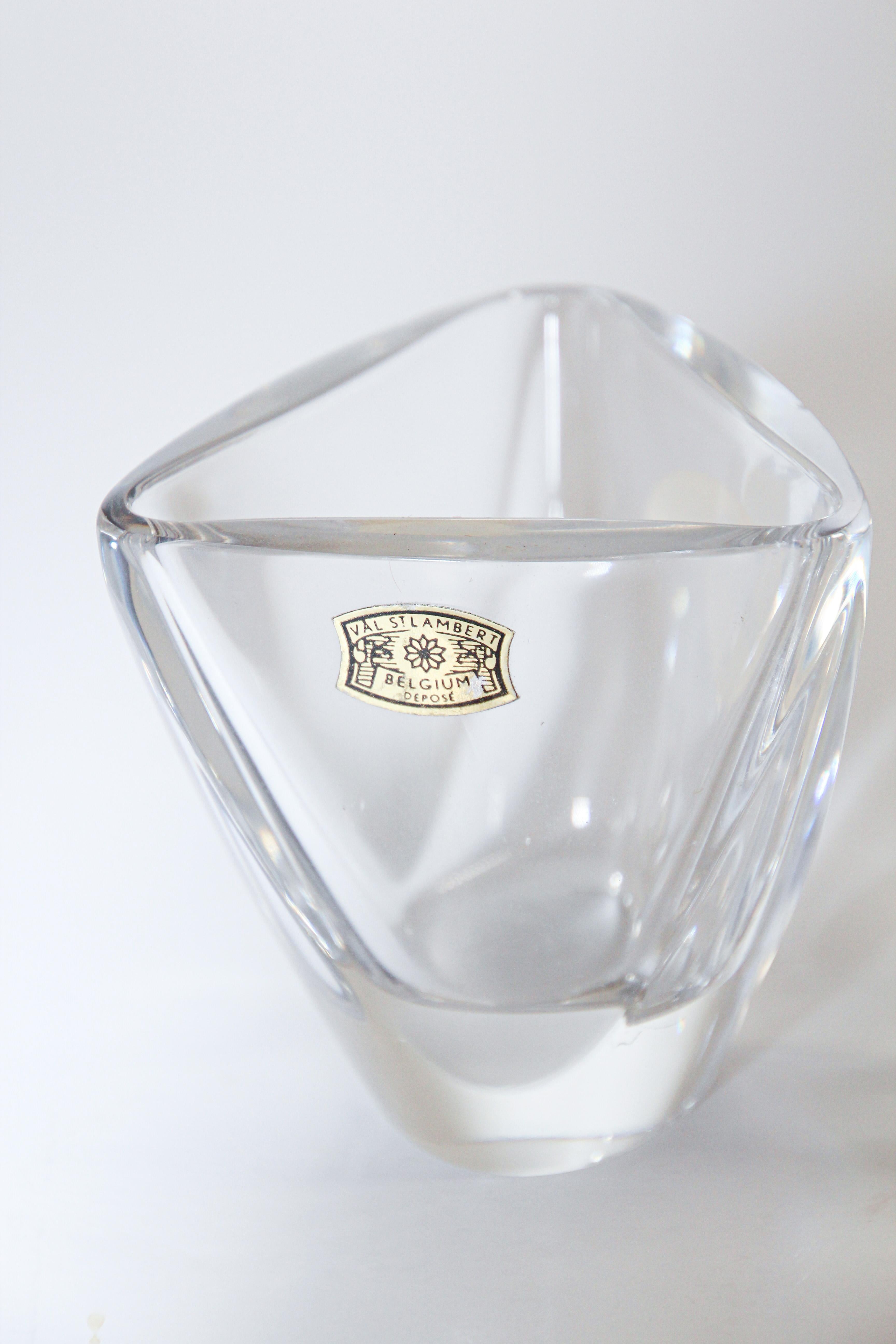 Set aus Kristallglas-Kristallglas von Val Saint Lambert aus Belgien im Angebot 7
