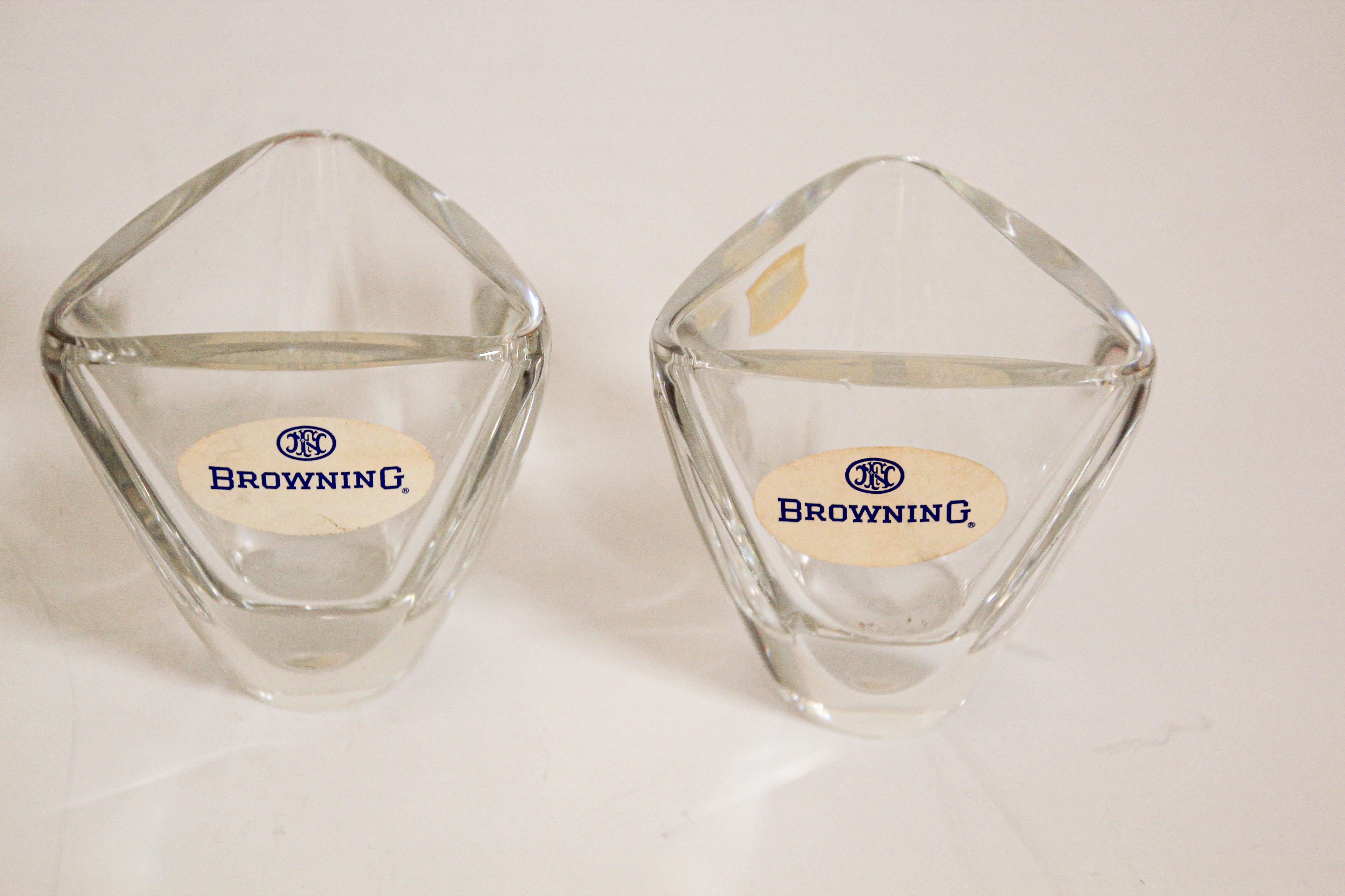 Set aus Kristallglas-Kristallglas von Val Saint Lambert aus Belgien (Handgefertigt) im Angebot