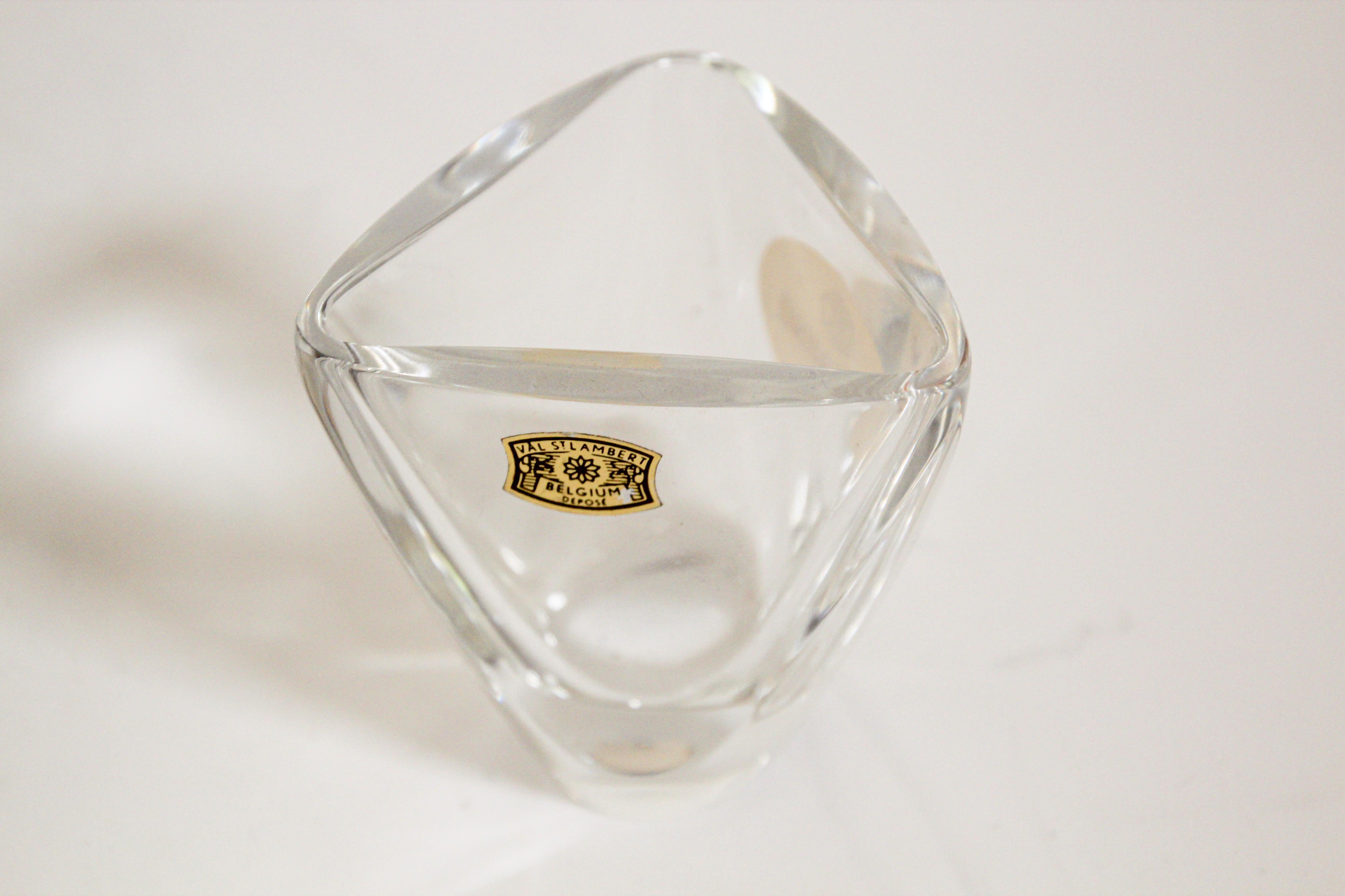 Set aus Kristallglas-Kristallglas von Val Saint Lambert aus Belgien im Angebot 2