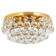 Crystal Glass Tear Drop Chandelier by Palwa, Germany, 1970s