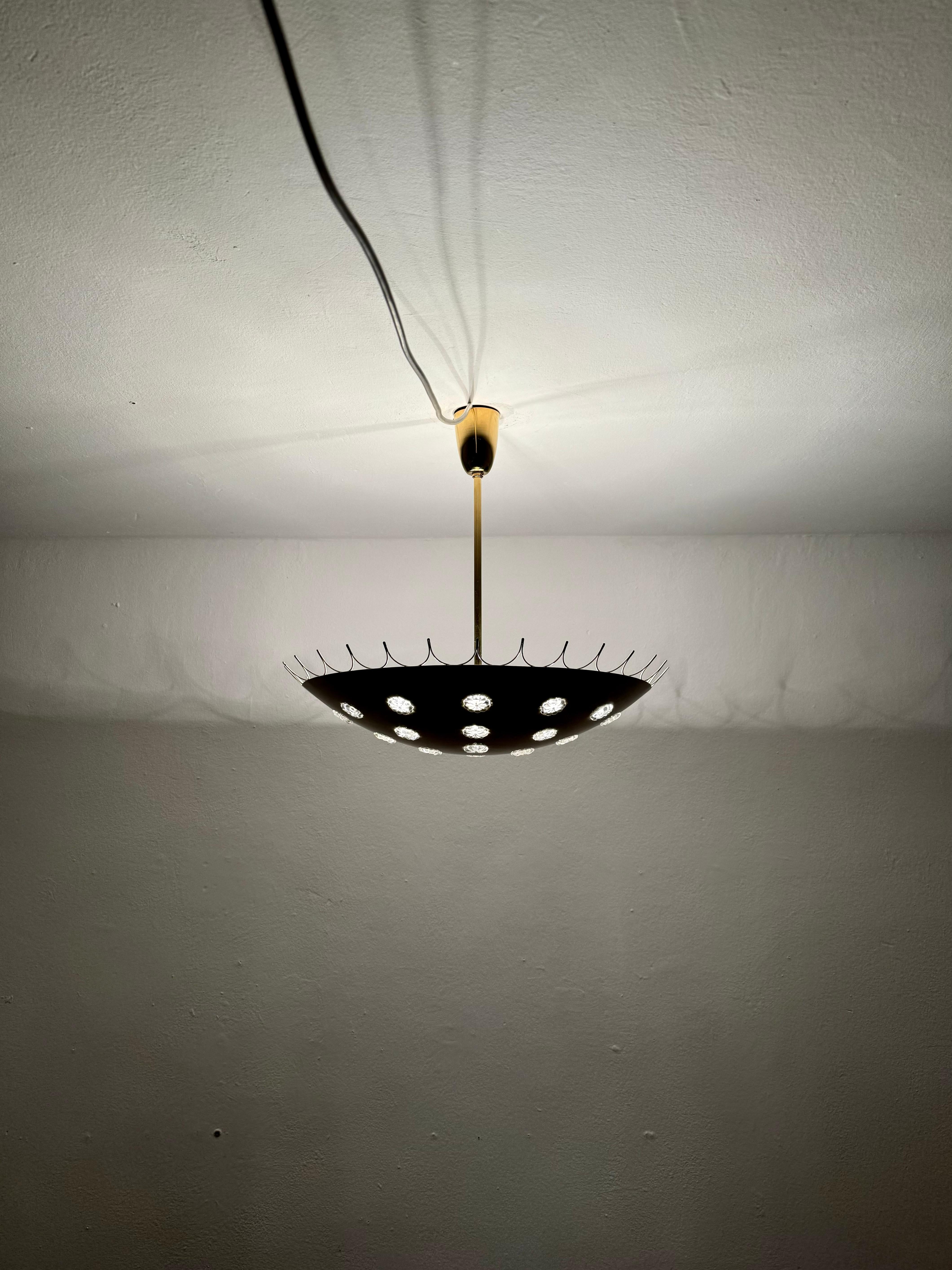 Crystal Glass Uplight by Emil Stejnar for Rupert Nikoll 4