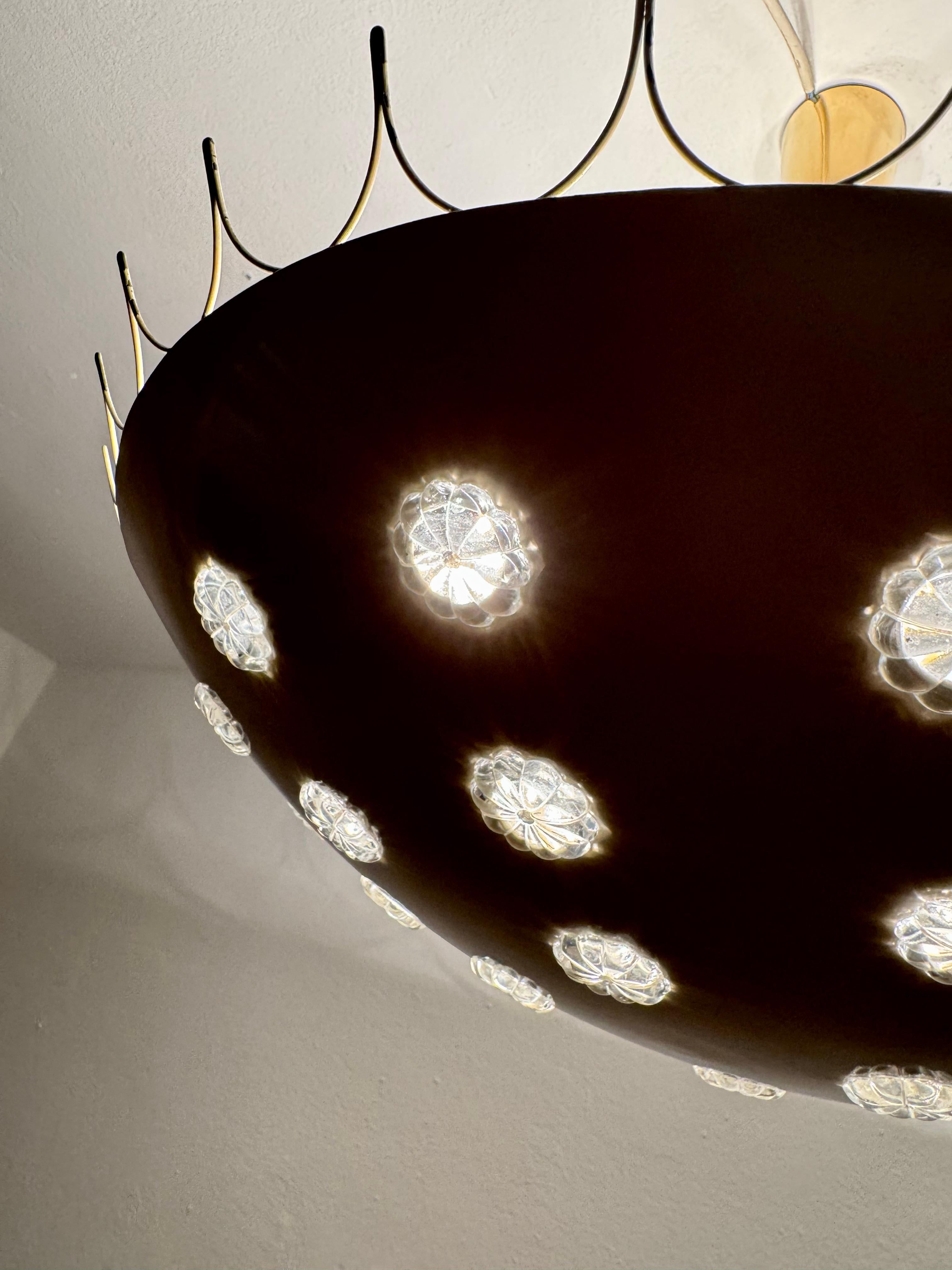 Crystal Glass Uplight by Emil Stejnar for Rupert Nikoll 7